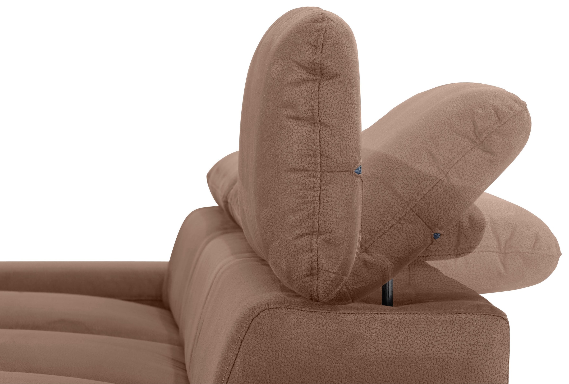 Home affaire Ecksofa »Alberto L-Form«, mit Kopfteilverstellung, wahlweise mit Bettfunktion