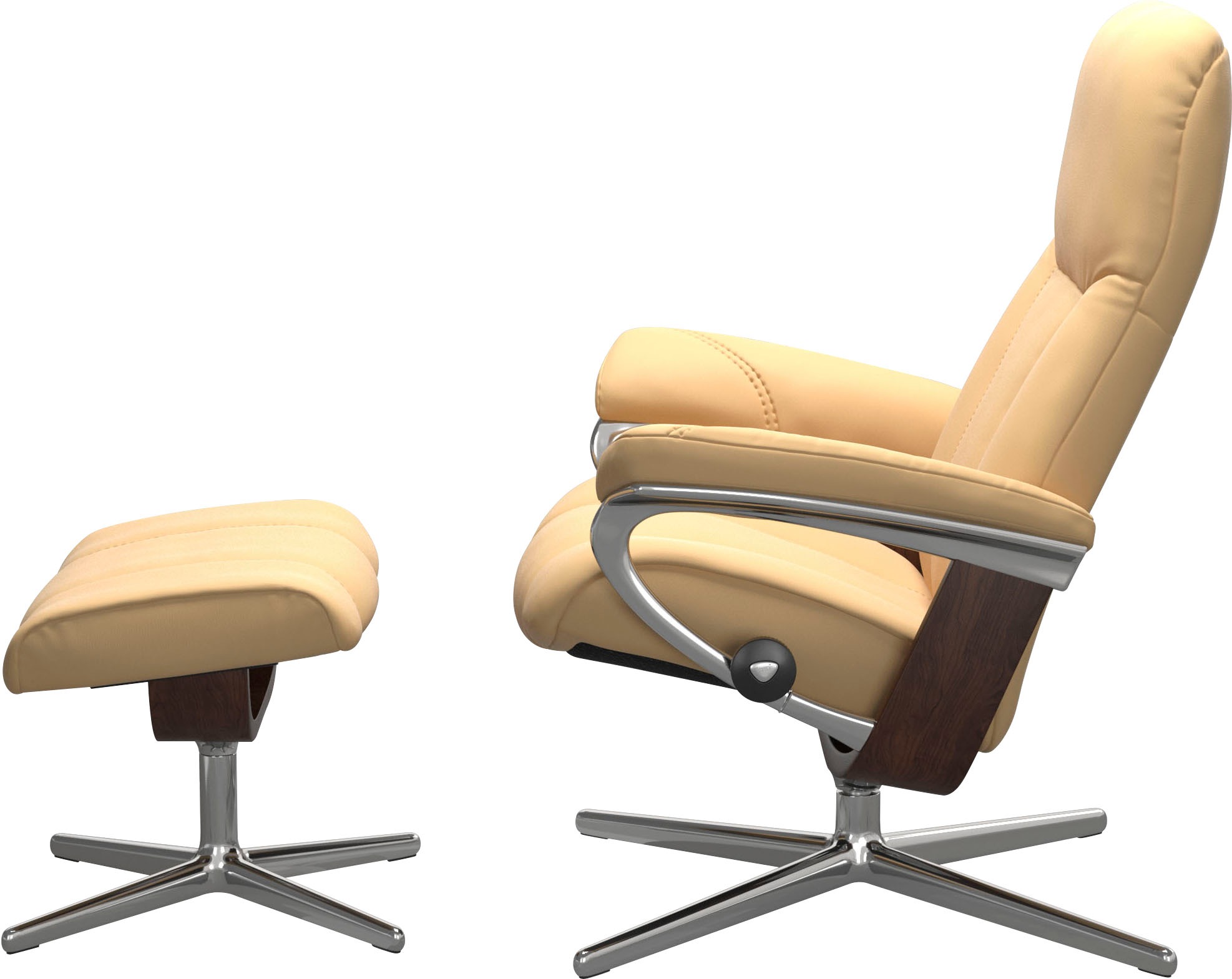 Stressless® Relaxsessel »Consul« mit Cross Base, Größe S, M & L, Holzakzent Braun