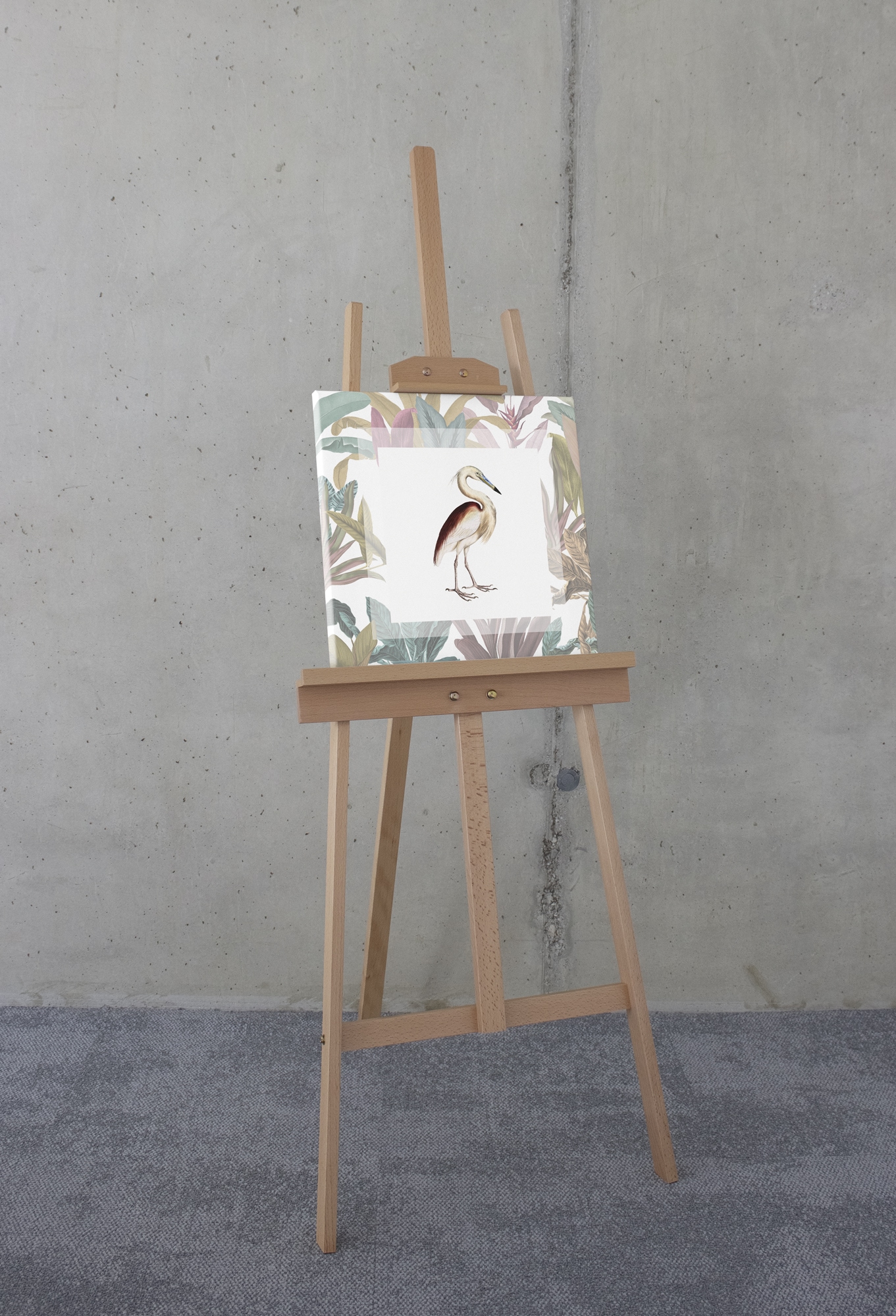 Komar Leinwandbild »Uncommon Bird - Größe 40 x 40 cm« Natur 1 Stk. tlg. Keilrahmenbild mi Echtholzrahmen