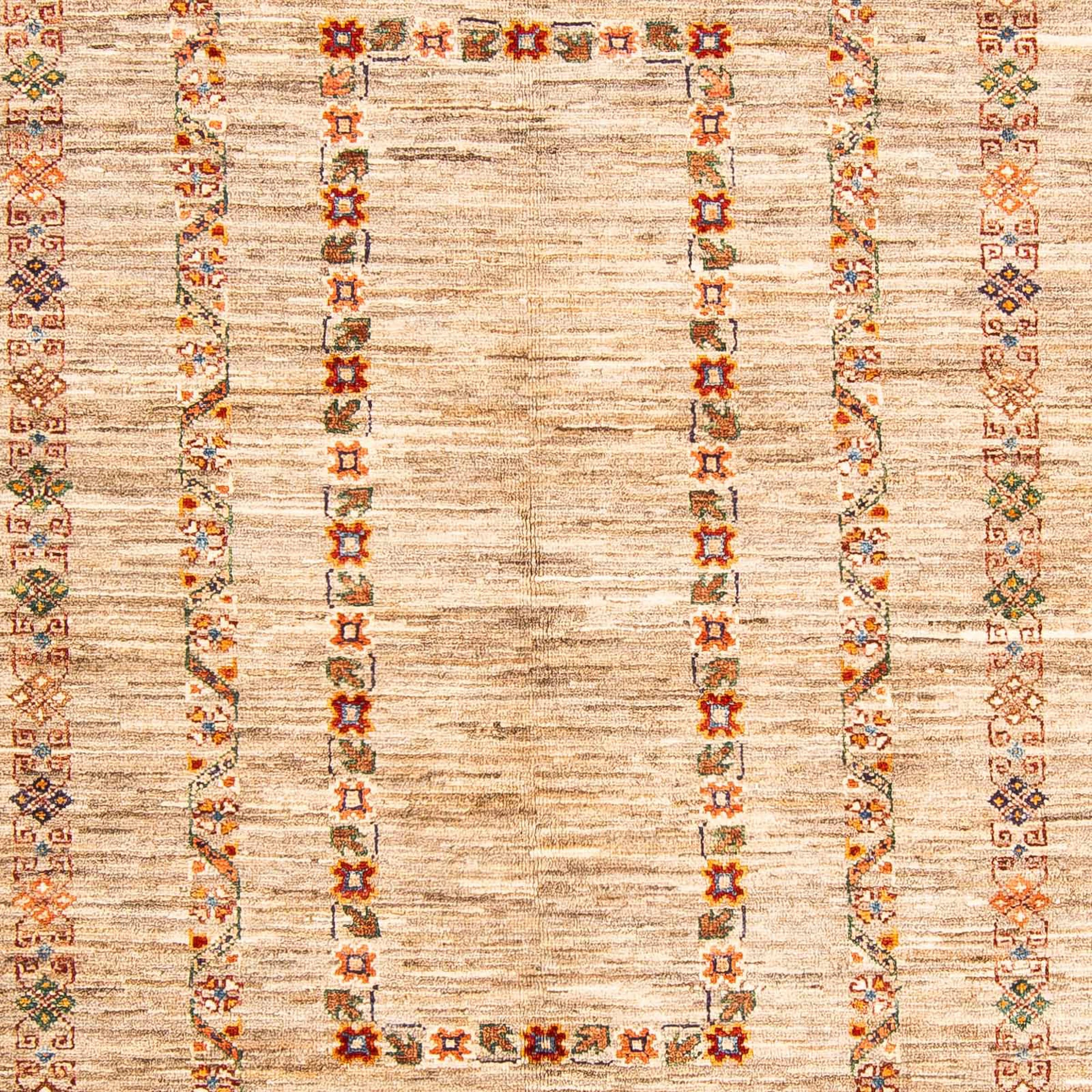 morgenland Orientteppich »Bidjar Indus 303 x 248 cm beige«, rechteckig, Wohnzimmer, Handgeknüpft, Einzelstück mit Zertifikat