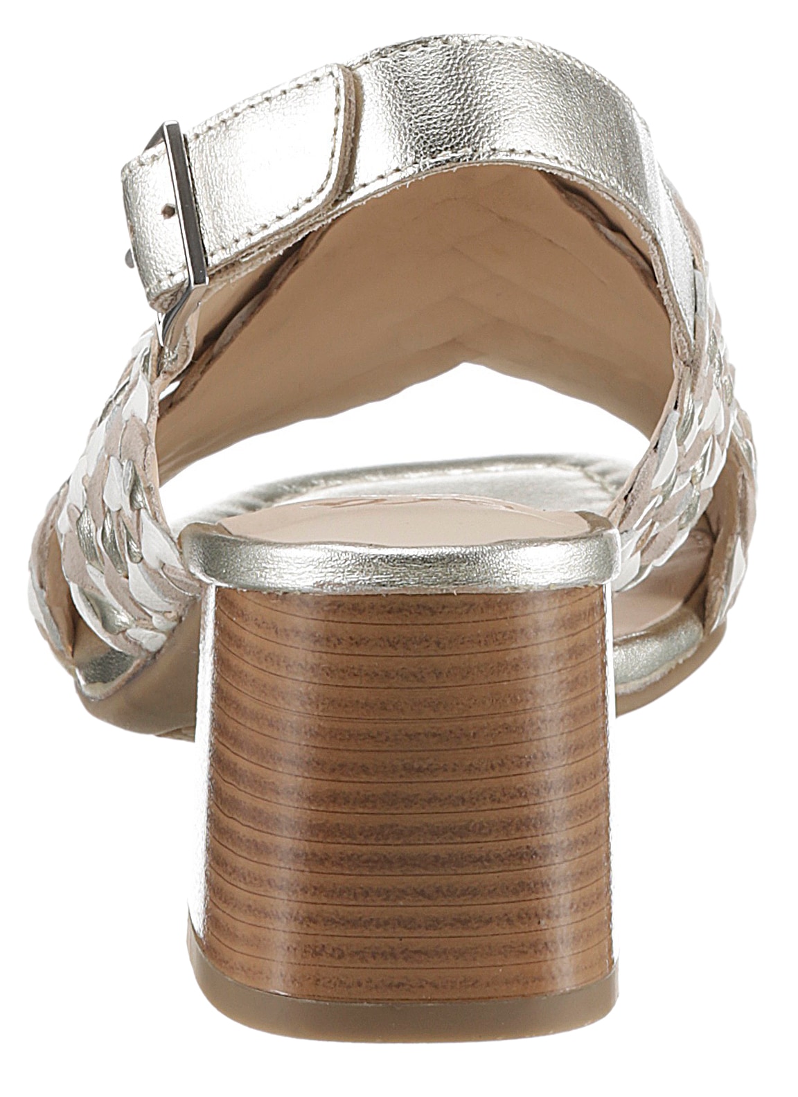 Ara Sandalette »BRIGHTON«, Sommerschuh, Sandale, Blockabsatz, in Flecht-Optik, Bequemweite G