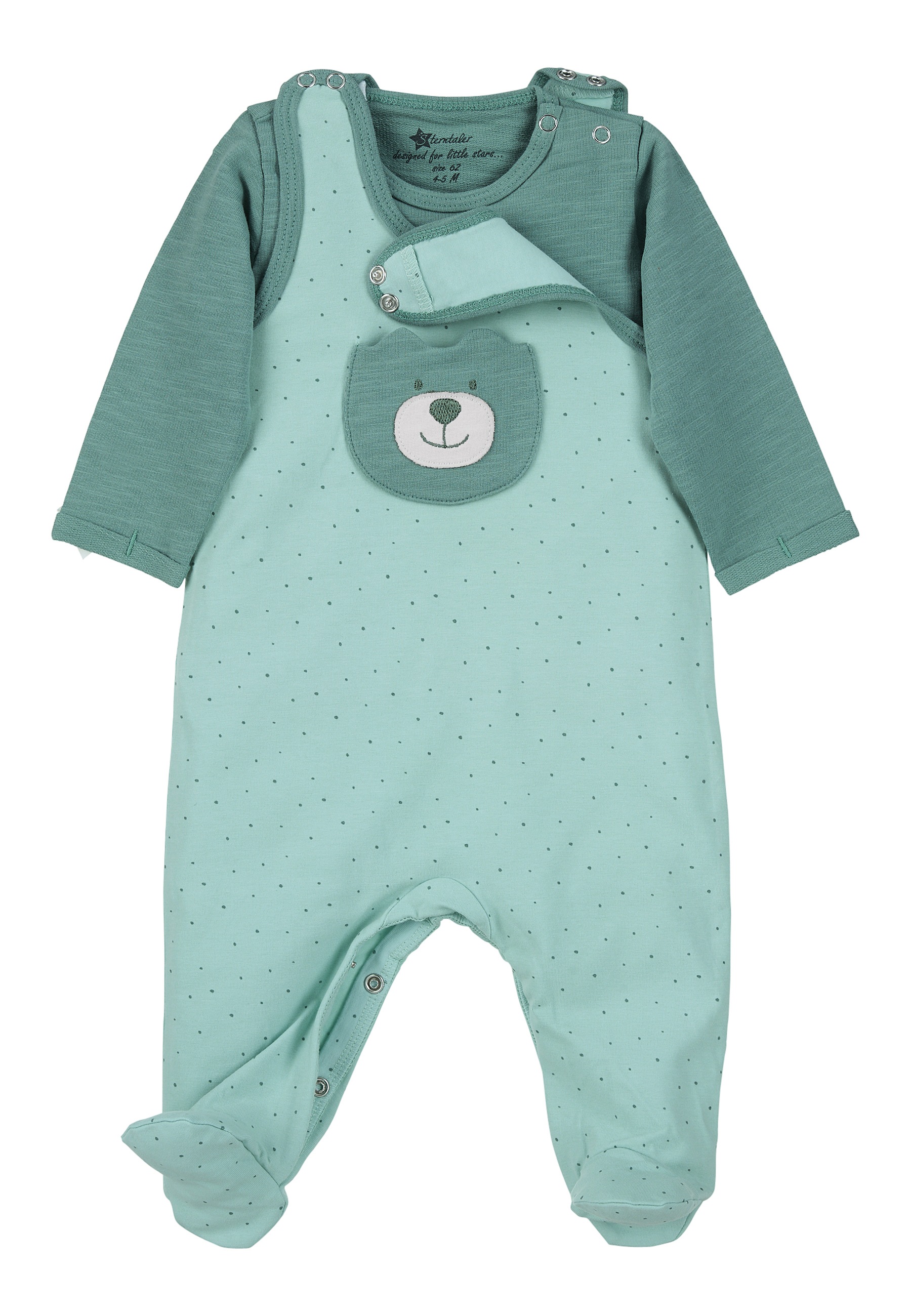 Sterntaler® Overall »Strampler-Set Jersey Ben«