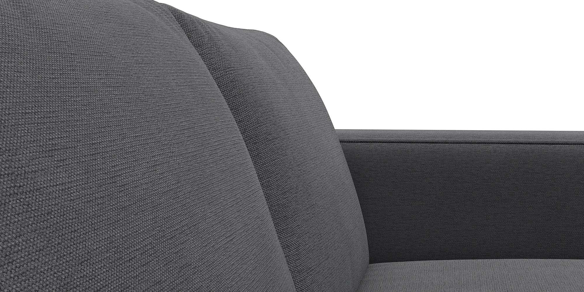 FLEXLUX Ecksofa »Fiore, super Sitzkomfort durch Kaltschaum im Sitz, L-Form«, breite Armlehnen, Füße Alu+schwarz