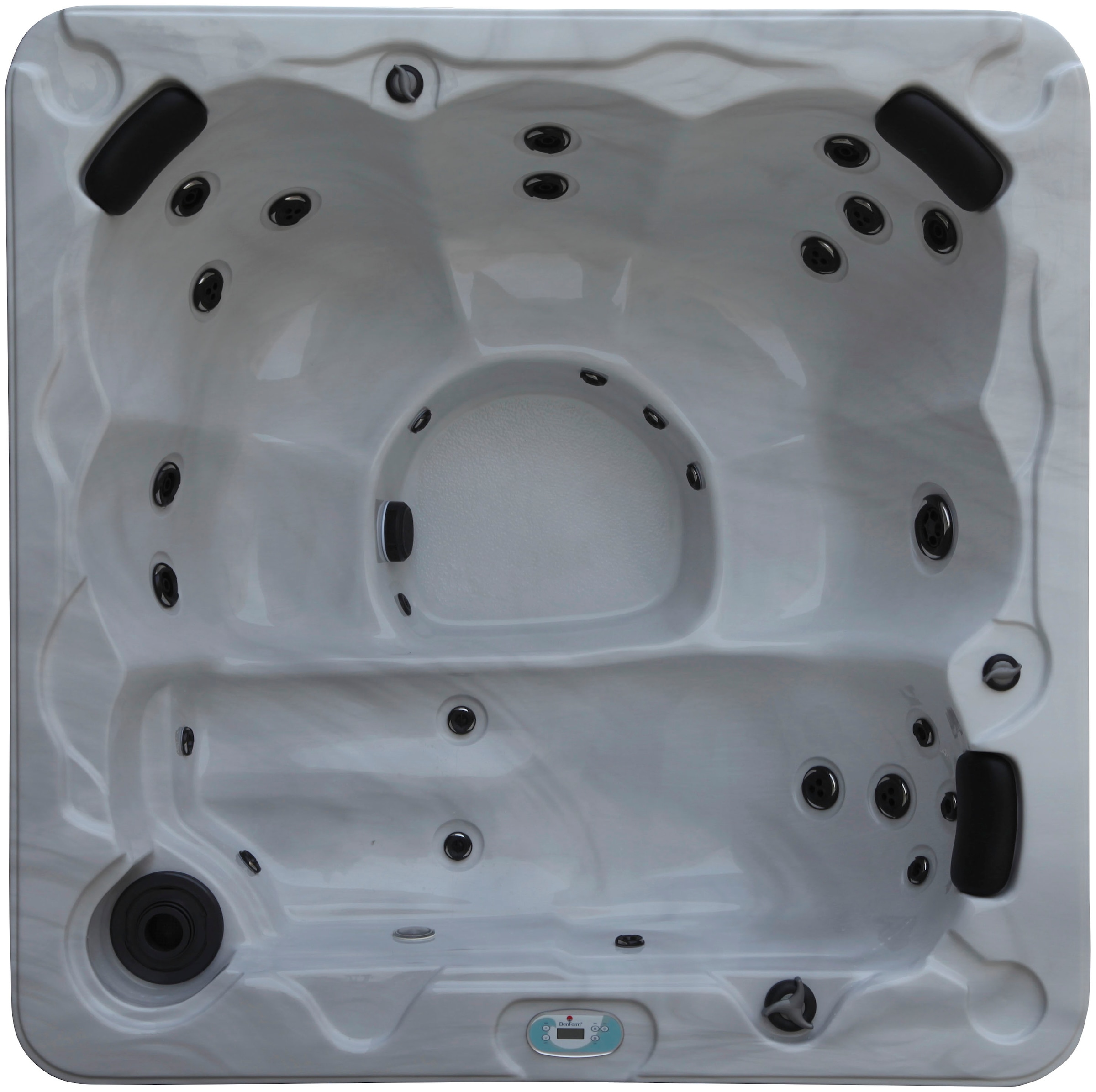 American Spa Whirlpool »Kansas«, 5-tlg., BxLxH: 198x198x78 cm