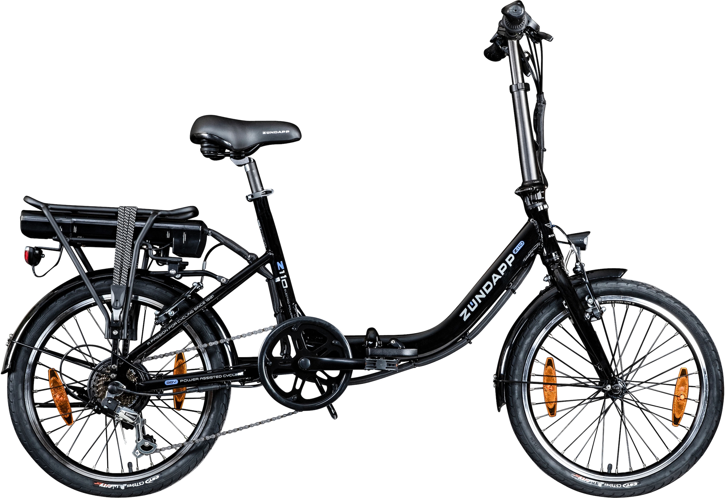 E-Bike »Z110«, 7 Gang, Shimano, RD-TY21 Tourney, Heckmotor 250 W, Pedelec