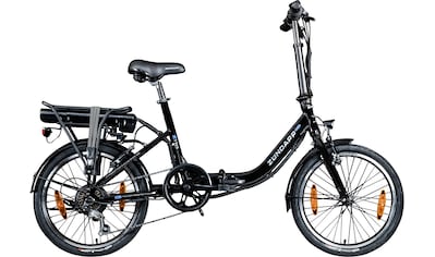 E-Bike »Z110«, 7 Gang, Shimano, RD-TY21 Tourney, Heckmotor 250 W