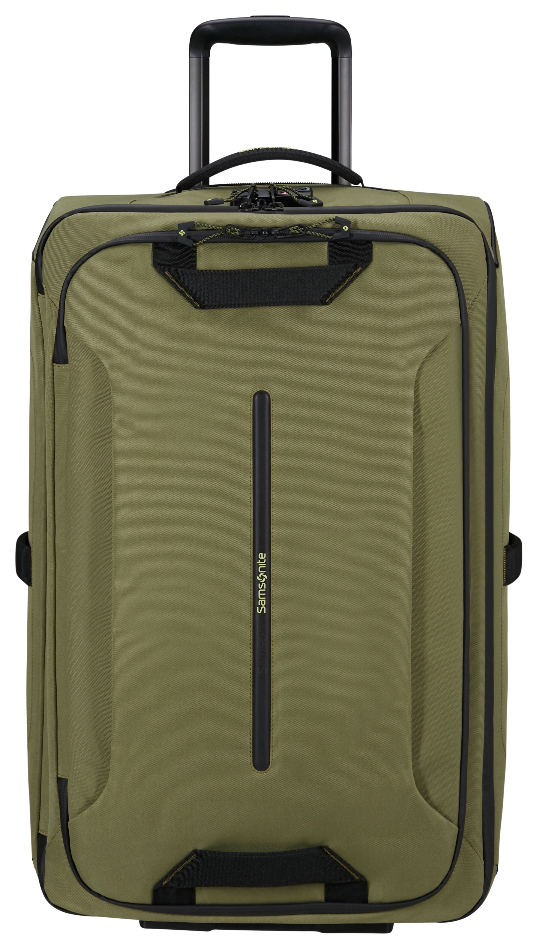 Samsonite Reisetasche »ECODIVER DUFFLE/WH, verschiedene Größen« TSA-Schloss und Trolley-Gestänge