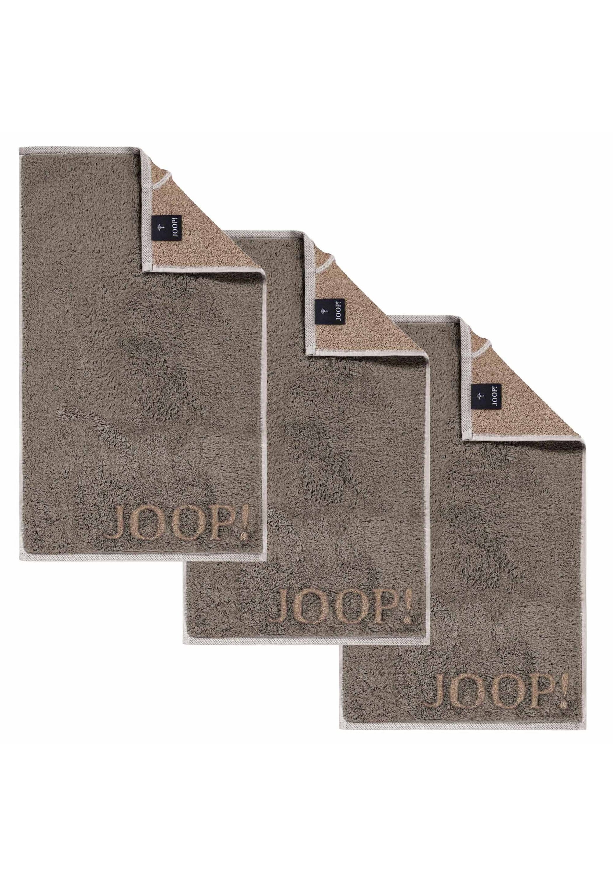 JOOP! Gästehandtuch »Gästetuch J! Joop! Contour 3er Pack«