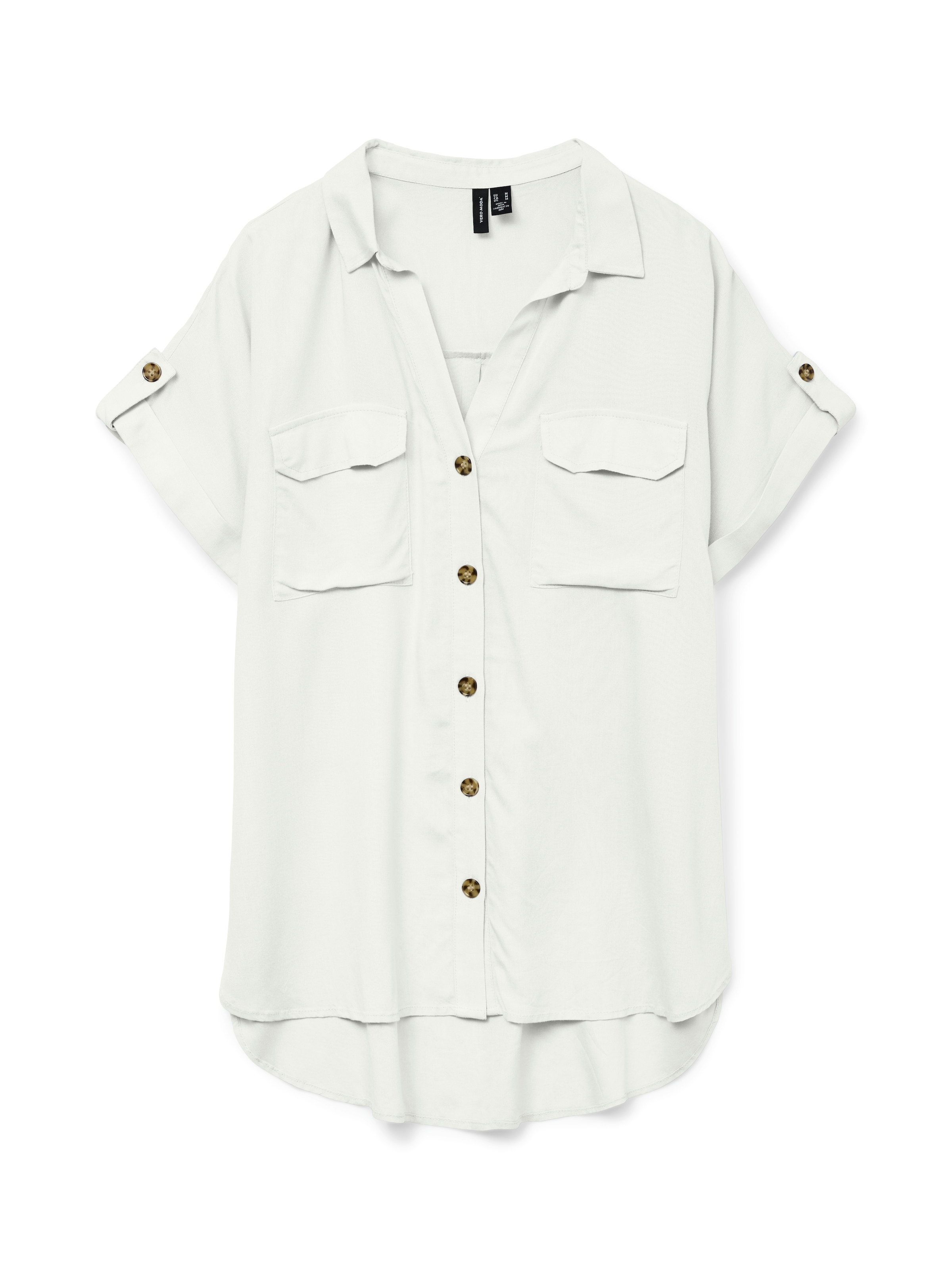Vero Moda Hemdbluse »VMBUMPY S/S SHIRT WVN GA NOOS«
