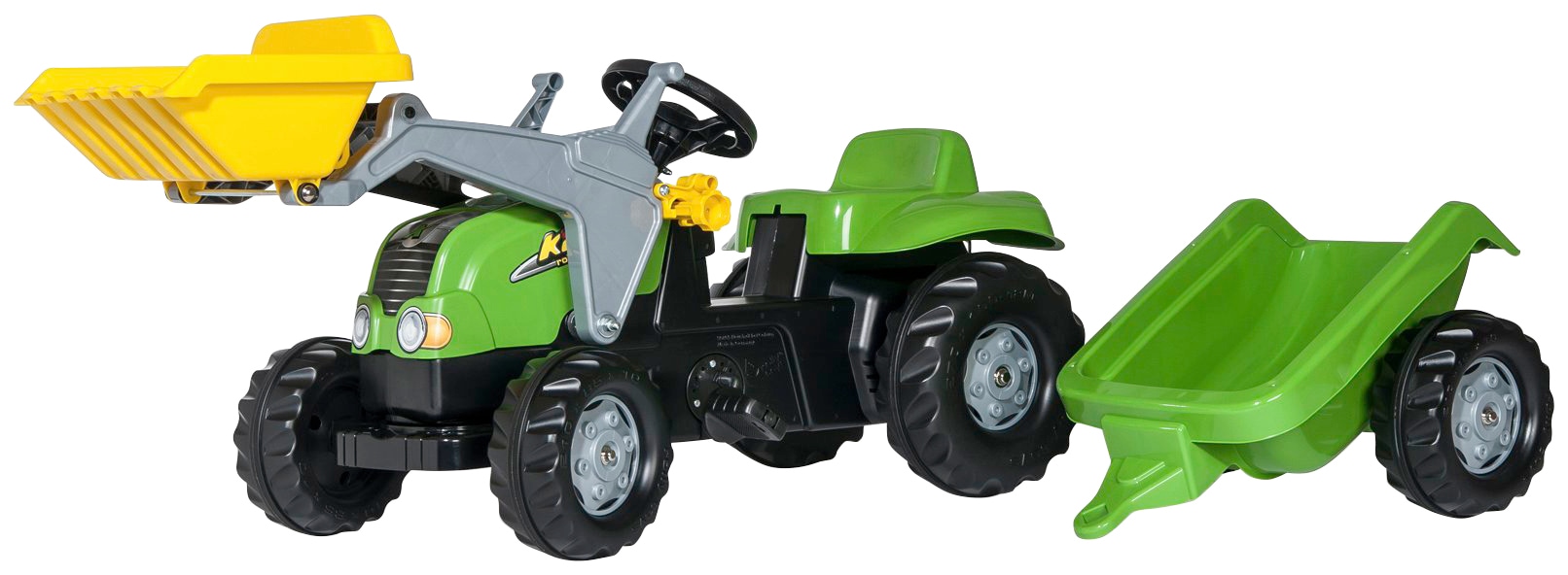 rolly toys® Tretfahrzeug »rollyKid«, Traktor mit Trailer und Lader