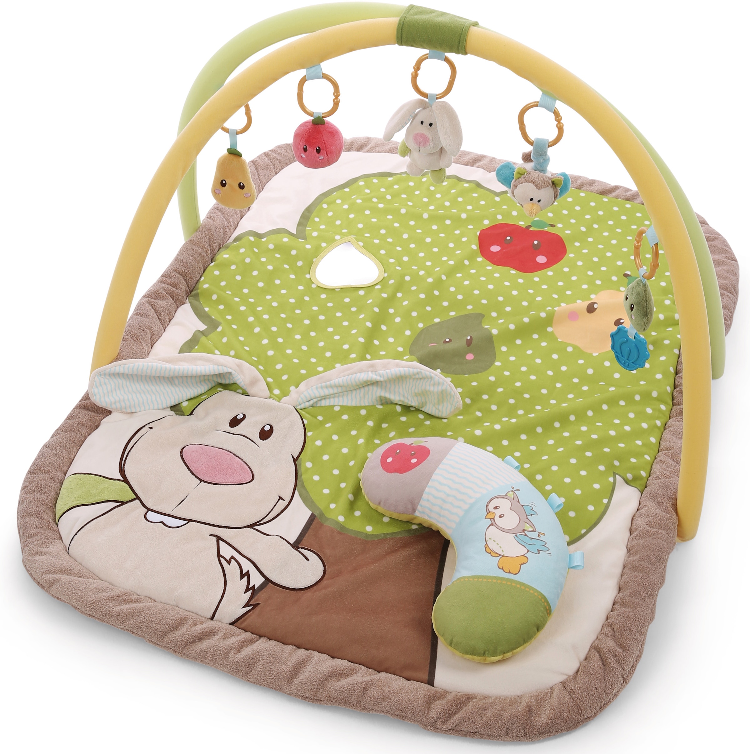 Baby Gym »My First NICI Kollektion, 3-D Activity-Decke«, mit Spielkissen Hase und Eule