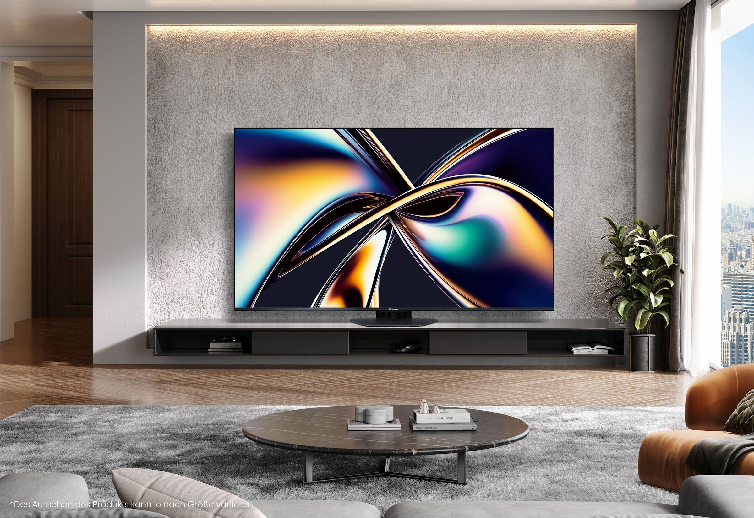 Hisense QLED Mini LED-Fernseher »65U8Q« 164 cm/65 ″ Smart-TV 4K UHD MiniLED Smart TV