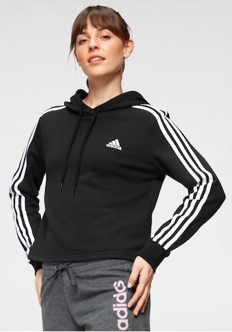 adidas Performance Sweatshirt »ESSENTIALS 3-STREIFEN CROPPED HOODIE« kaufen