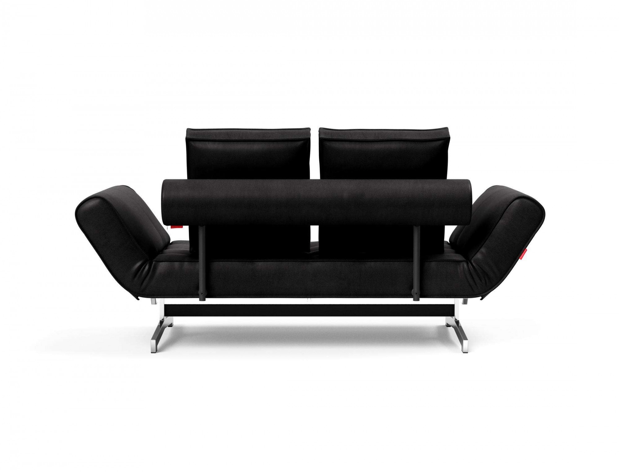 INNOVATION LIVING ™ 3-Sitzer »Ghia Schlafsofa, Multi-Wohlfühlsofa, Designfuß«, eine große Liegefläche mit geringer Stellfläche, beidseitig abklappbar