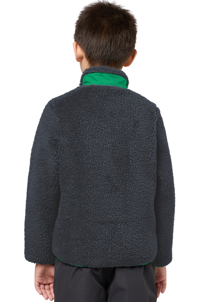 Jack Wolfskin Fleecejacke »ICE CURL JACKET K« Wärmend, winddicht, Übergangsjacke für Kinder