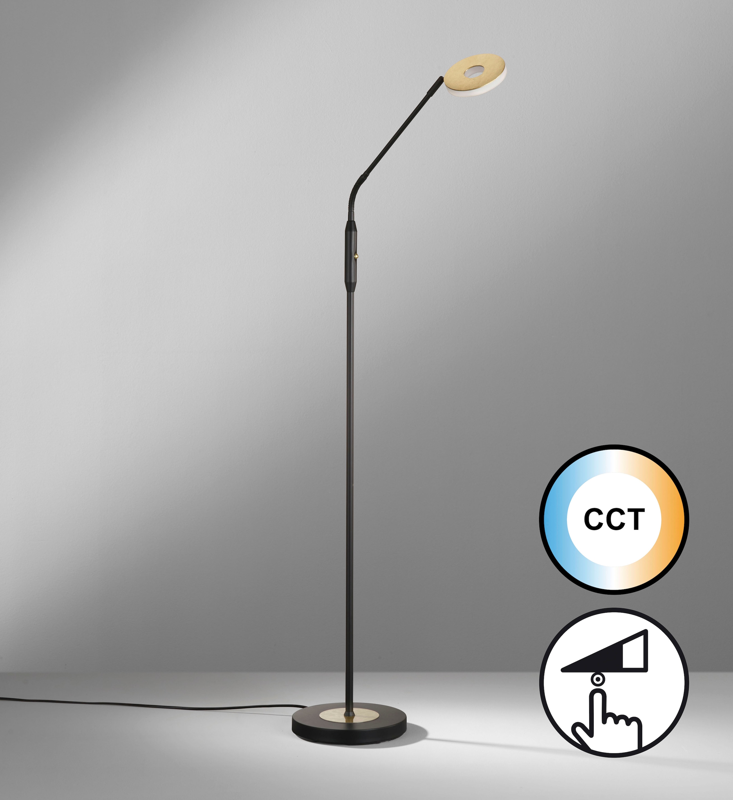 FISCHER & HONSEL Stehlampe »Dent« LED-Modul 1 Stk. langlebige LED, dimmbar