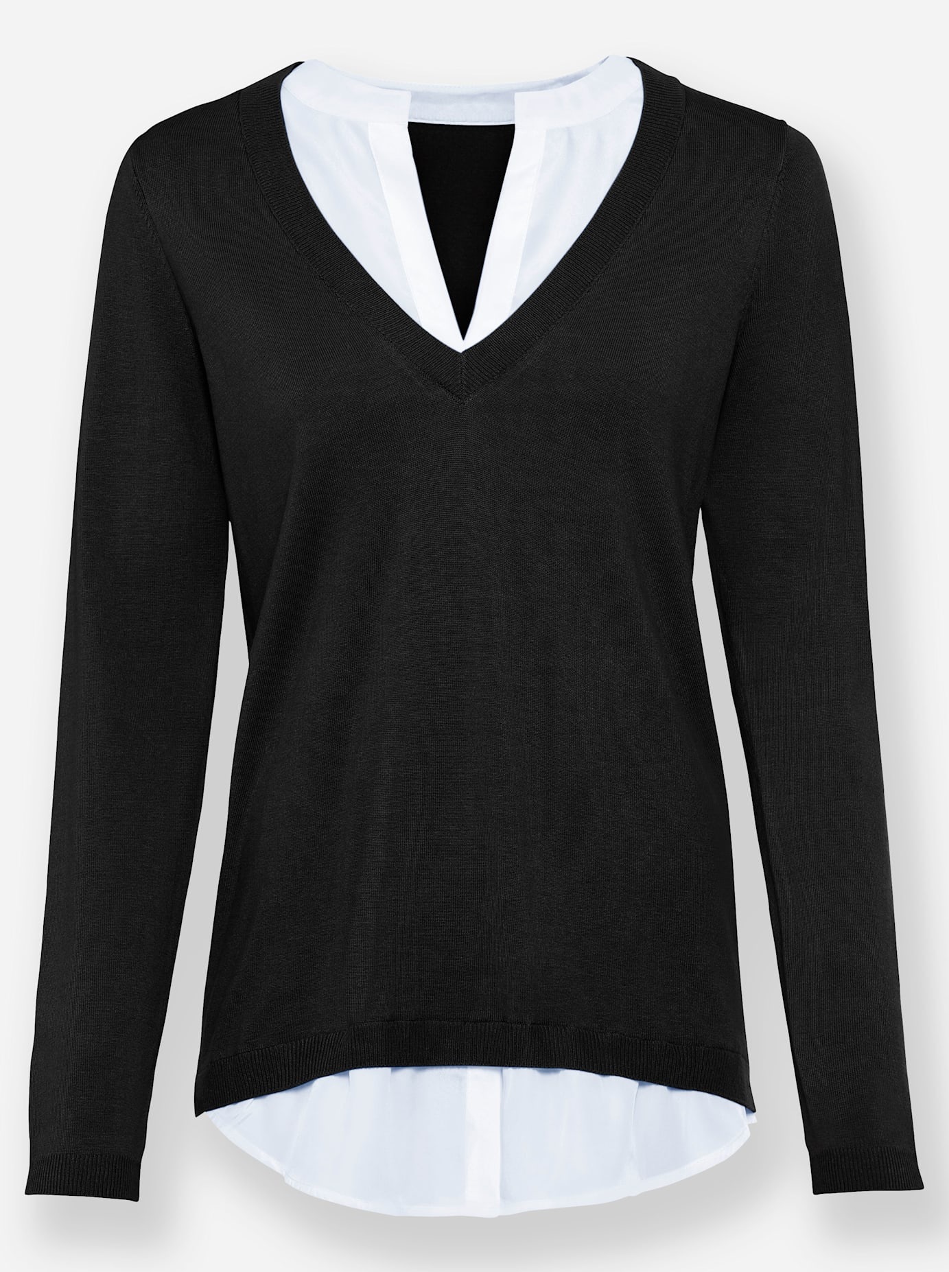 heine 2-in-1-Pullover »Pullover 2 in 1«