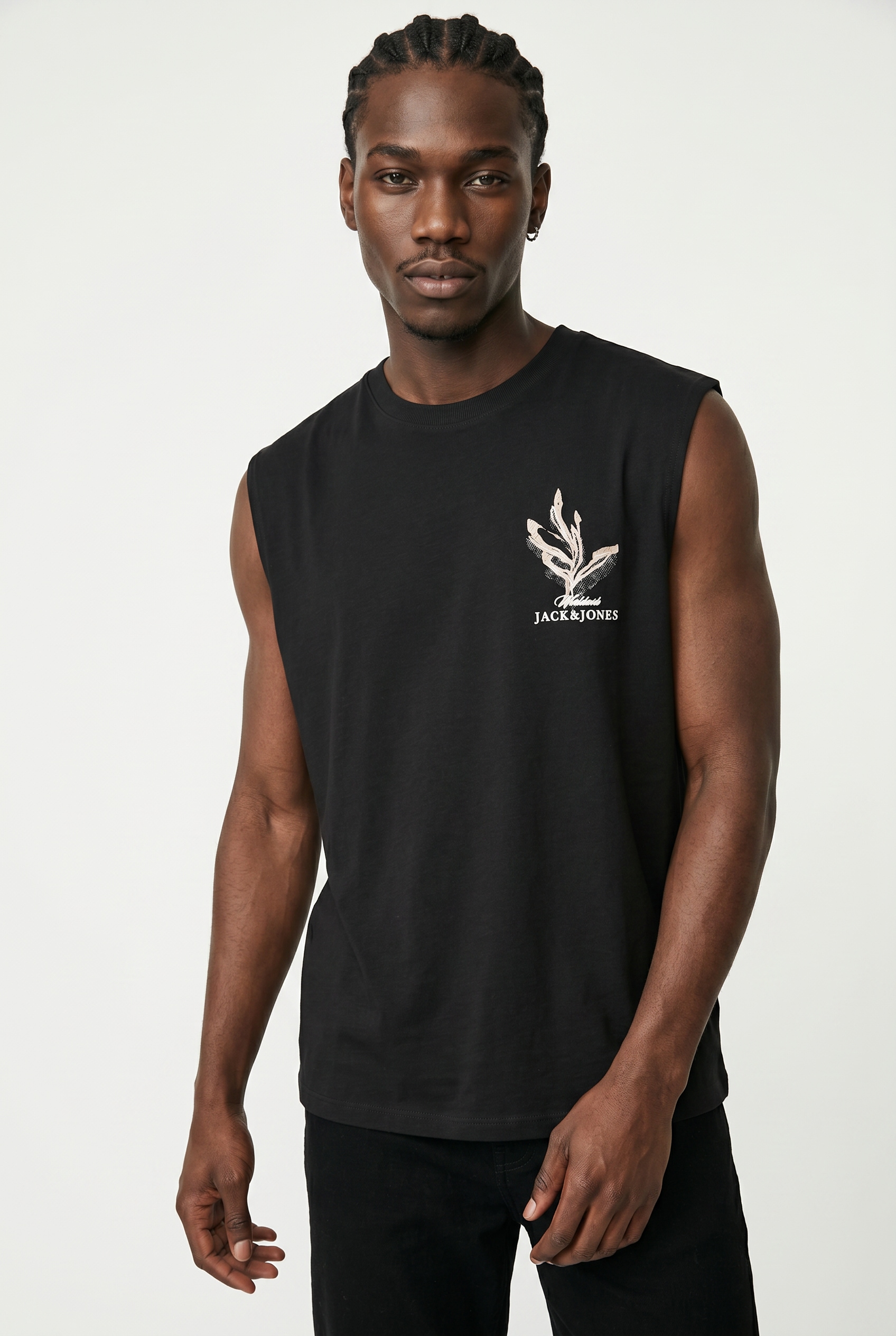 Jack & Jones Muskelshirt »JORMONTAUK GRAPHIC SL TEE CREW NECK«