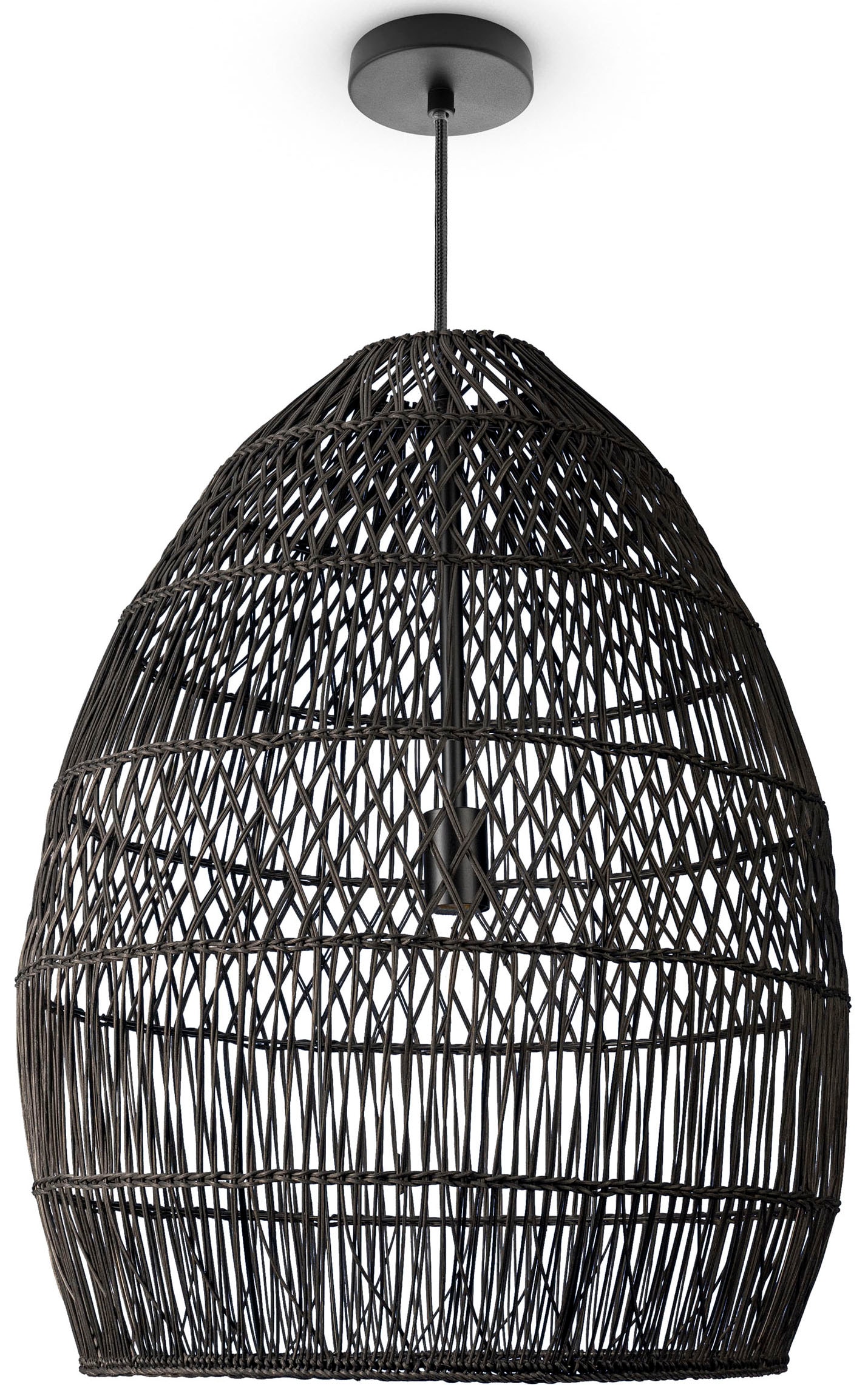 Pendelleuchte »VIHMO«, Garantie Korb XXL Rustikal mit online Pendelleuchte Natur | E27 LED Jahren Paco Boho Wohnzimmer kaufen 3 Rattan Home