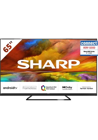 Sharp LED-Fernseher »65EQ3EA«, 164 cm/65 Zoll, 4K Ultra HD, Smart-TV-Android TV kaufen
