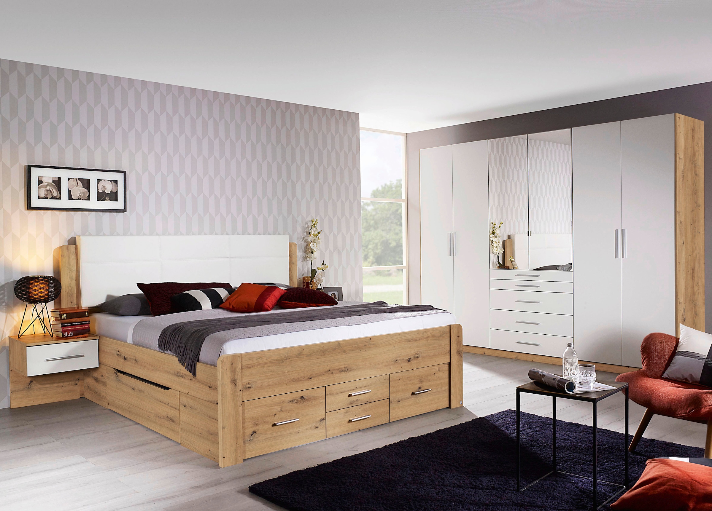 rauch Schlafzimmer-Set »Weingarten«, (Set, 4 tlg.)