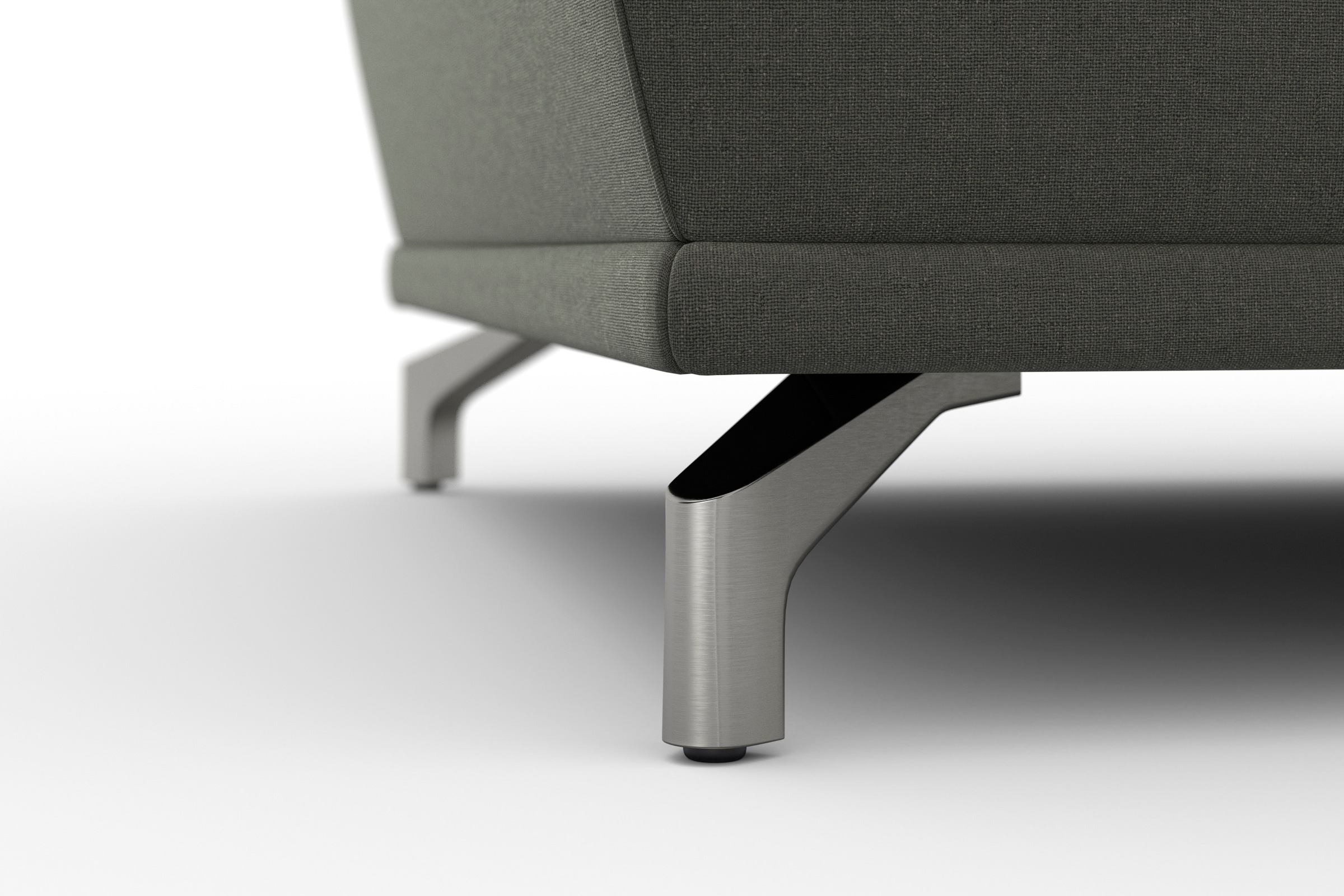sit&more Ecksofa »Cabrio L-Form, B: 274 cm, mit Sitztiefen-, Arm- & Kopfteilverstellung«, 3 Nierenkissen, Federkern, optional Bettfunktion und Stauraum