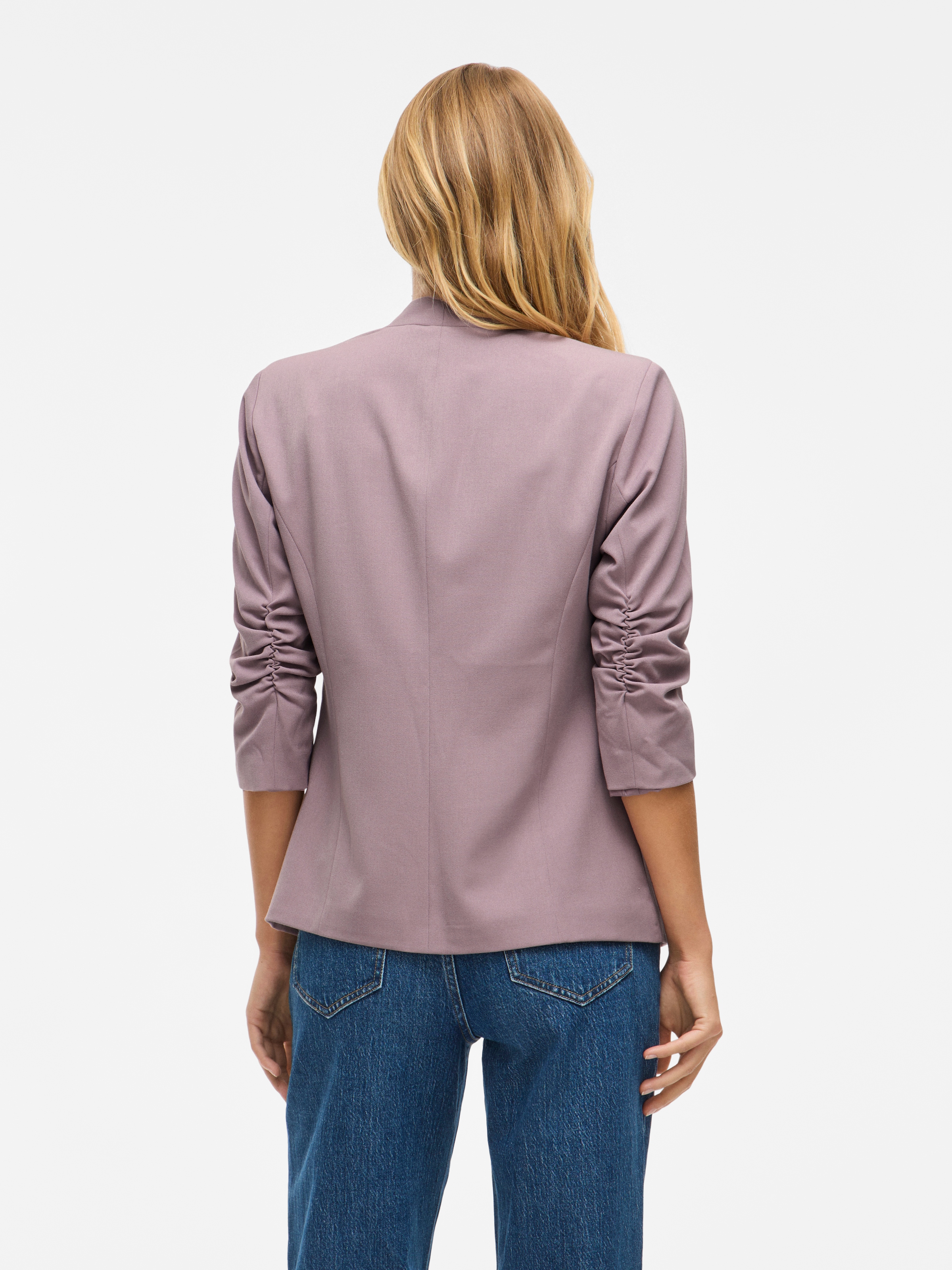 Vila Kurzblazer »VIHER NEW 3/4 BLAZER -NOOS« Materialmix, regular fit