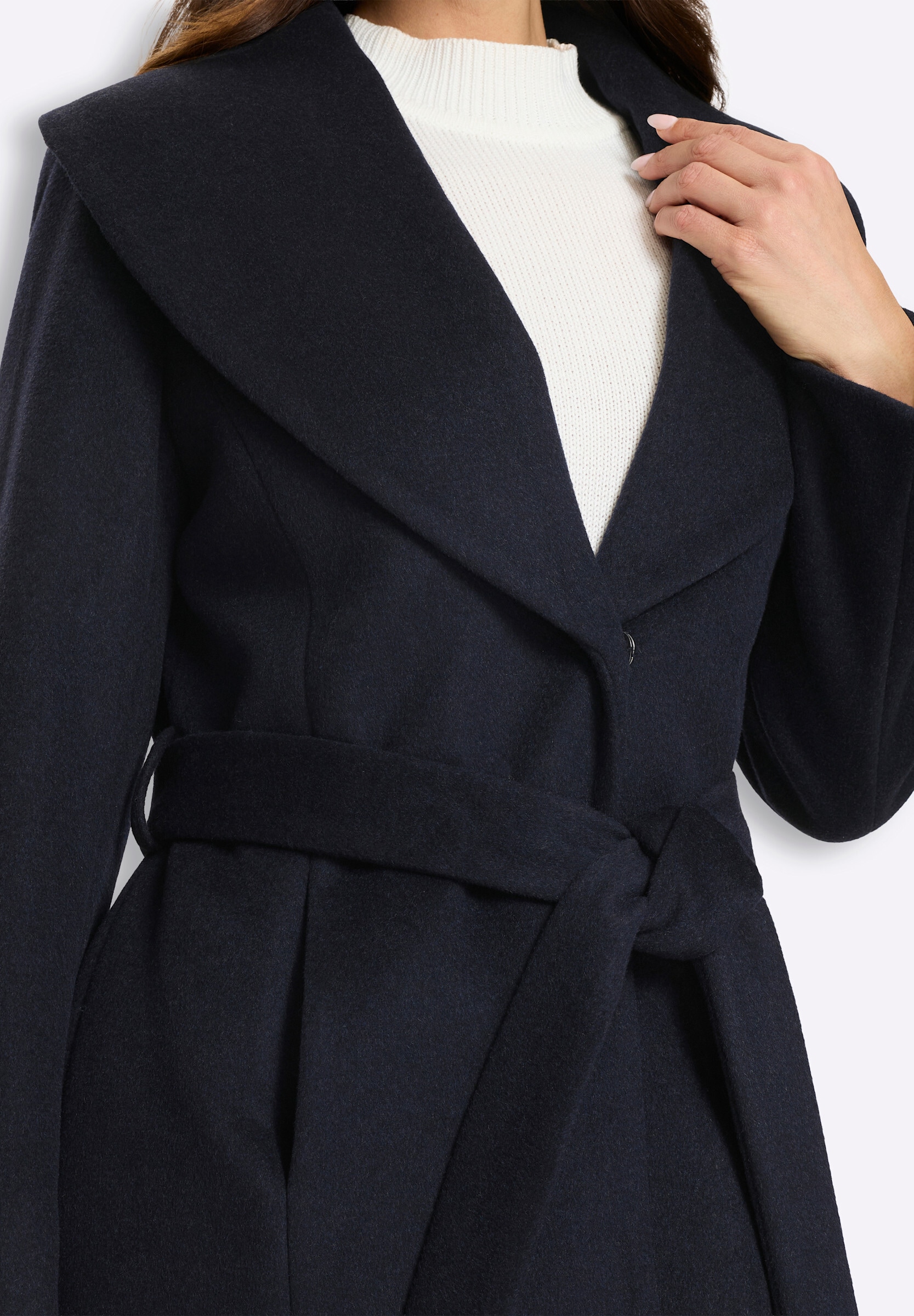 heine Langjacke »Mantel Mantel« ohne Kapuze