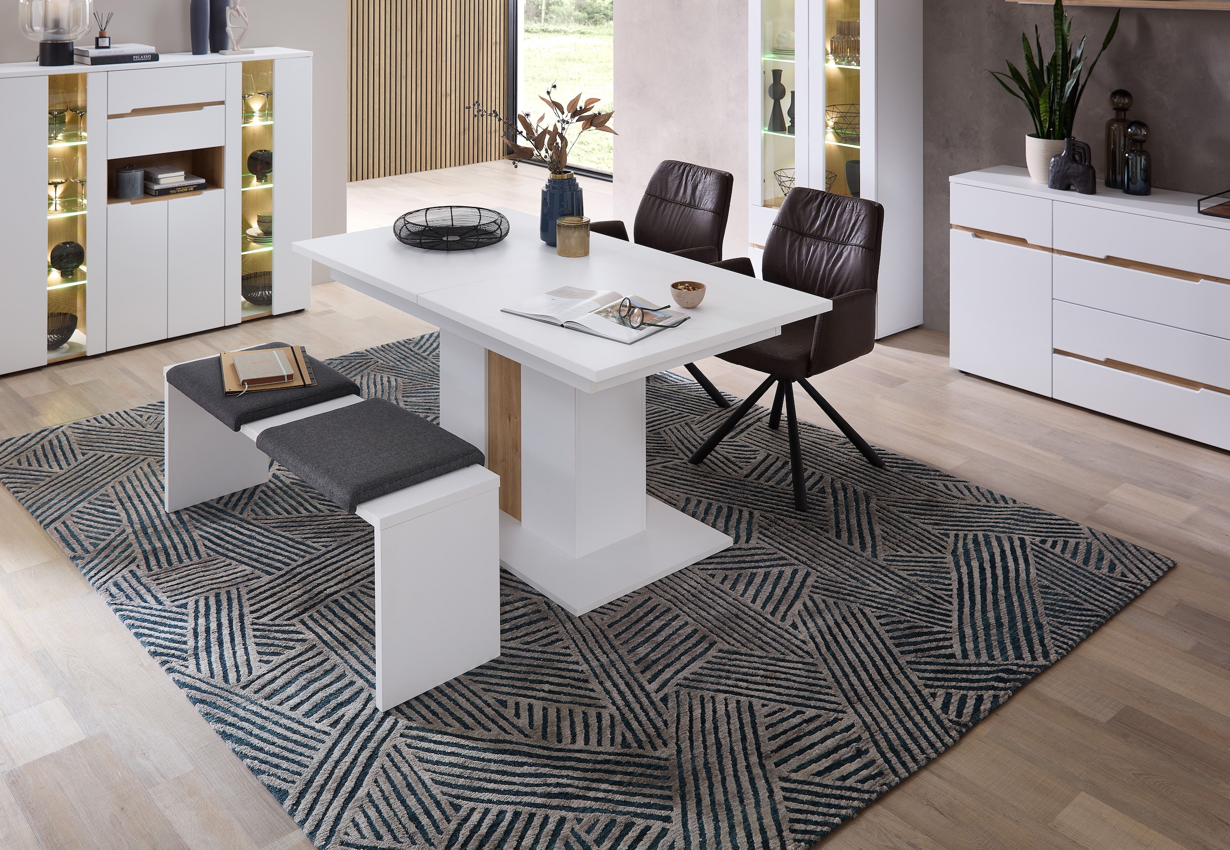 Innostyle Esstisch »Memphis Esstisch,160-210x75x90cm (B/H/T)«, (1 St.), Auszieh-Funktion