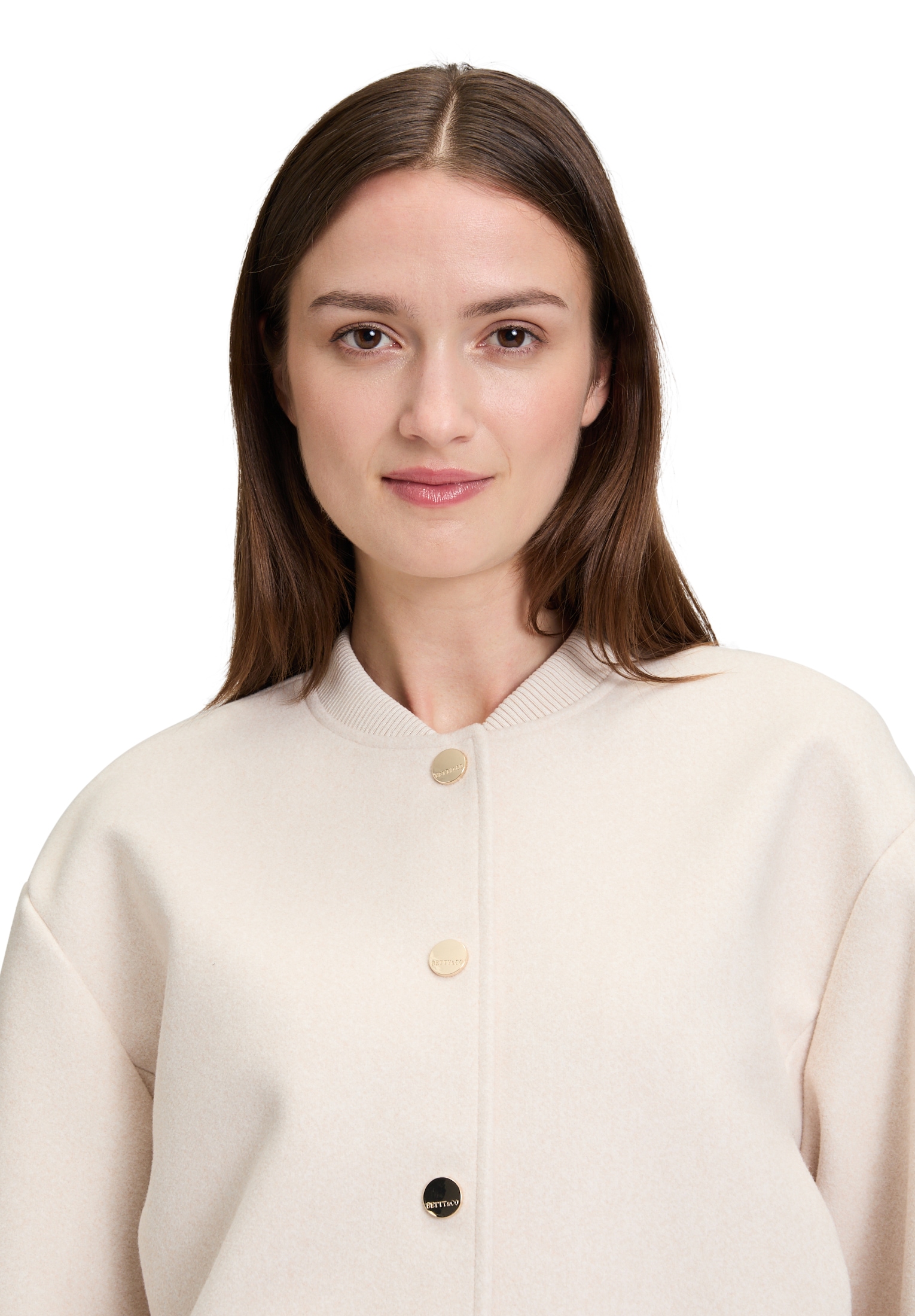 Betty&Co Jackenblazer »Blouson mit Rippbündchen«