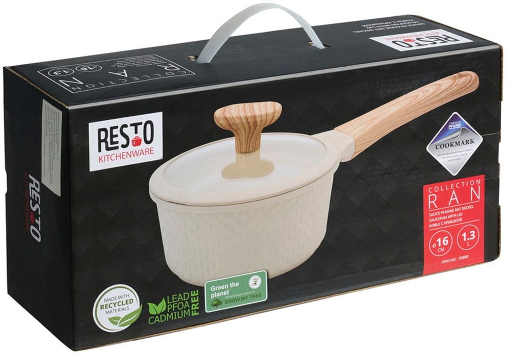 RESTO Kitchenware Kasserolle »Ran, Kochtopf antihaftbeschichtet und spülmaschinenfest« 2 Stk. tlg. Aluminiumguss
