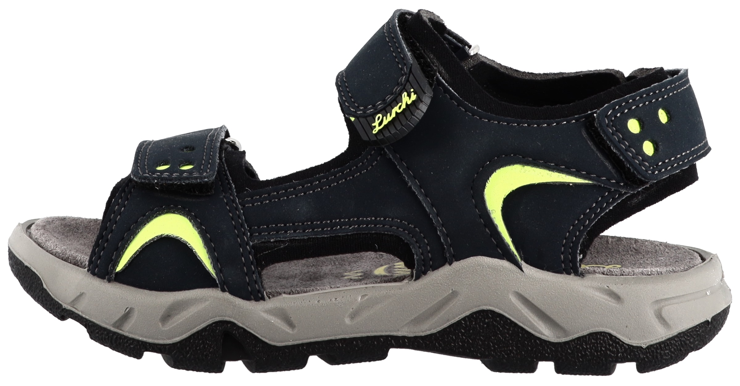 Lurchi Sandale »Oweno«  Klettschuh mit Neonfarben, Größenschablone zum Download