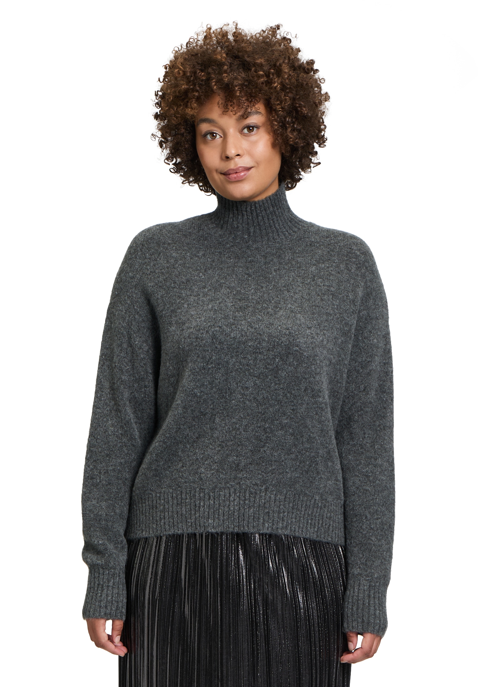 Cartoon Strickpullover »Strickpullover mit Stehkragen«
