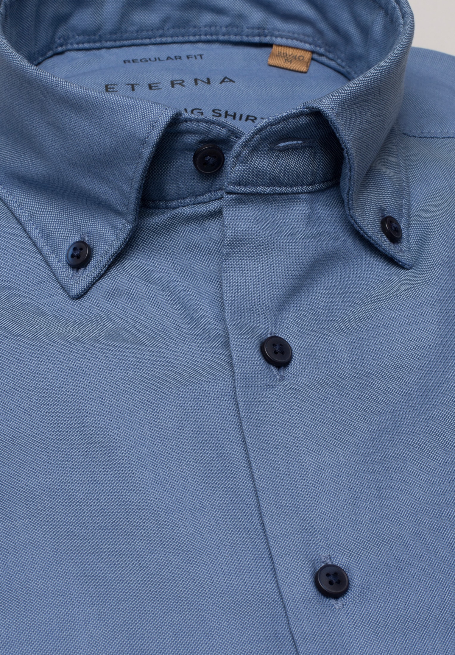 Eterna Langarmhemd »REGULAR FIT« EASY IRON (bügelleicht)