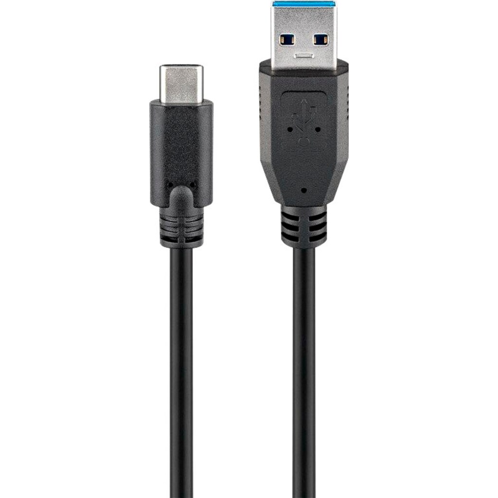 Goobay Smartphone-Kabel »Sync & Charge Super Speed USB-C™«, USB Typ A-USB-C-USB 3.0 Typ A, USB Typ A-USB-C, 100 cm