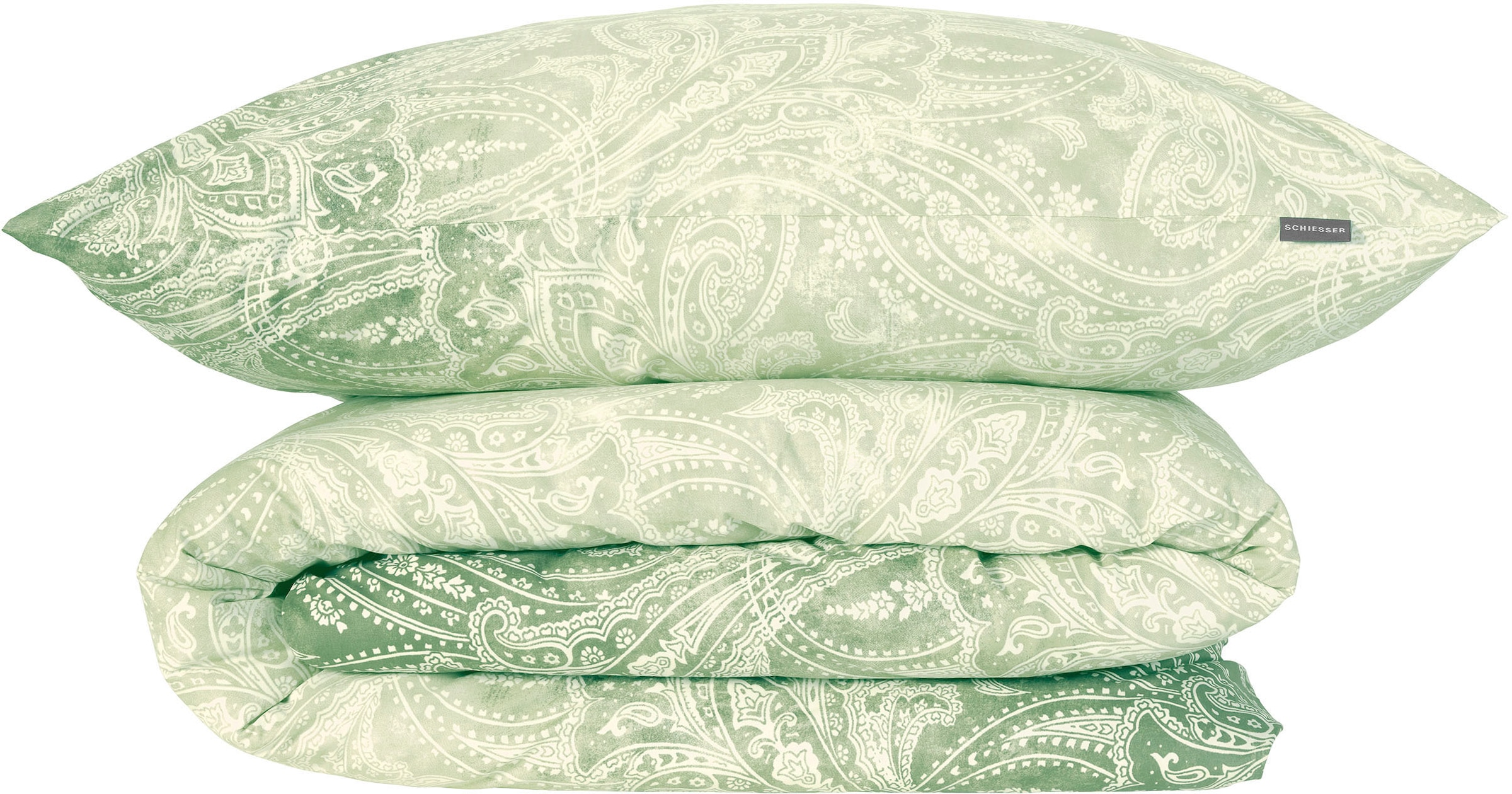 Schiesser Bettwäsche »Claire aus weicher Baumwolle mit Paisleymuster«, (2 tlg.), MADE IN GREEN by OEKO-TEX®-zertifiziert