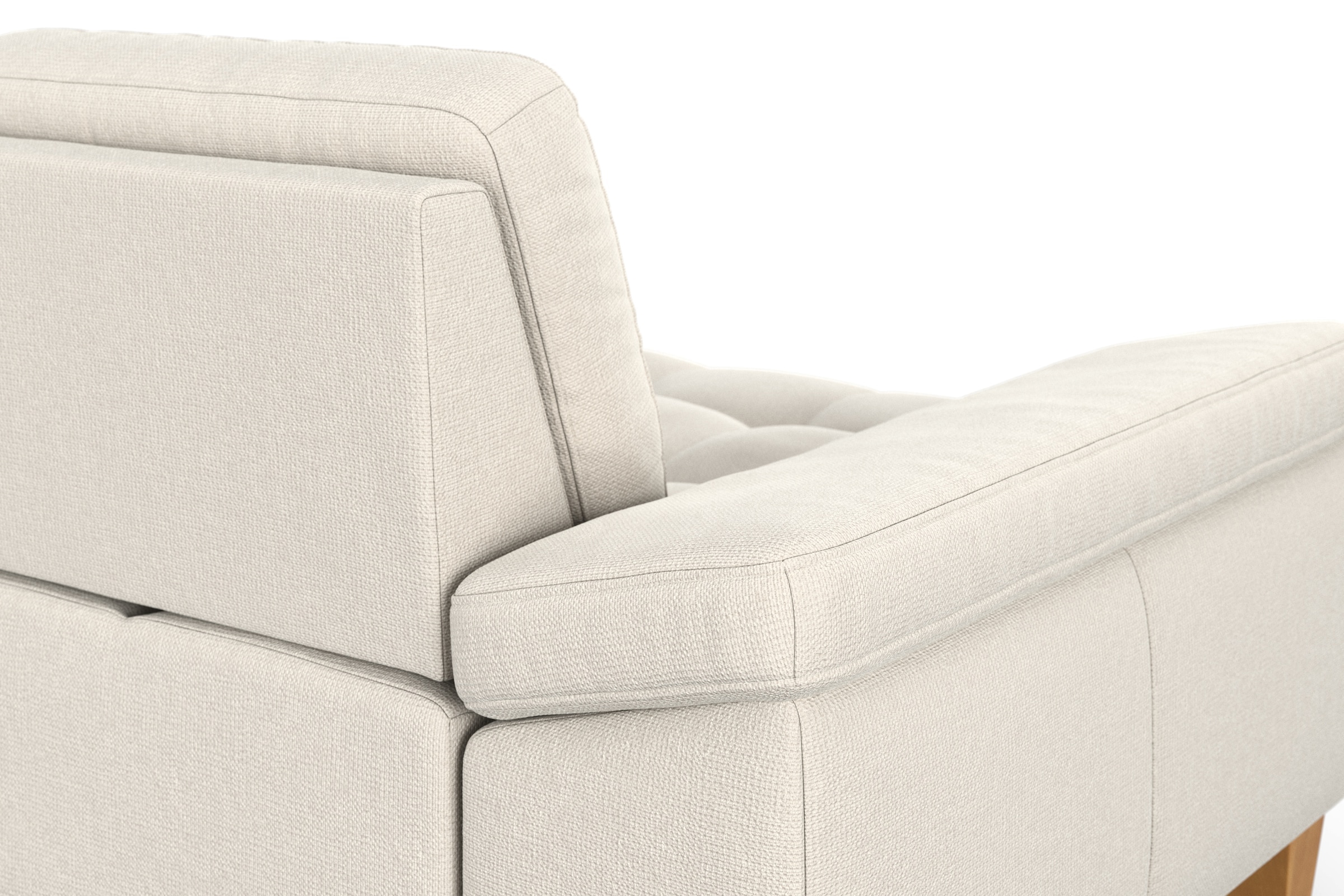 sit&more Ecksofa »Westham L-Form«, mit Recamiere, mit oder ohne Bettfunktion, Bettkasten, Füße Eiche