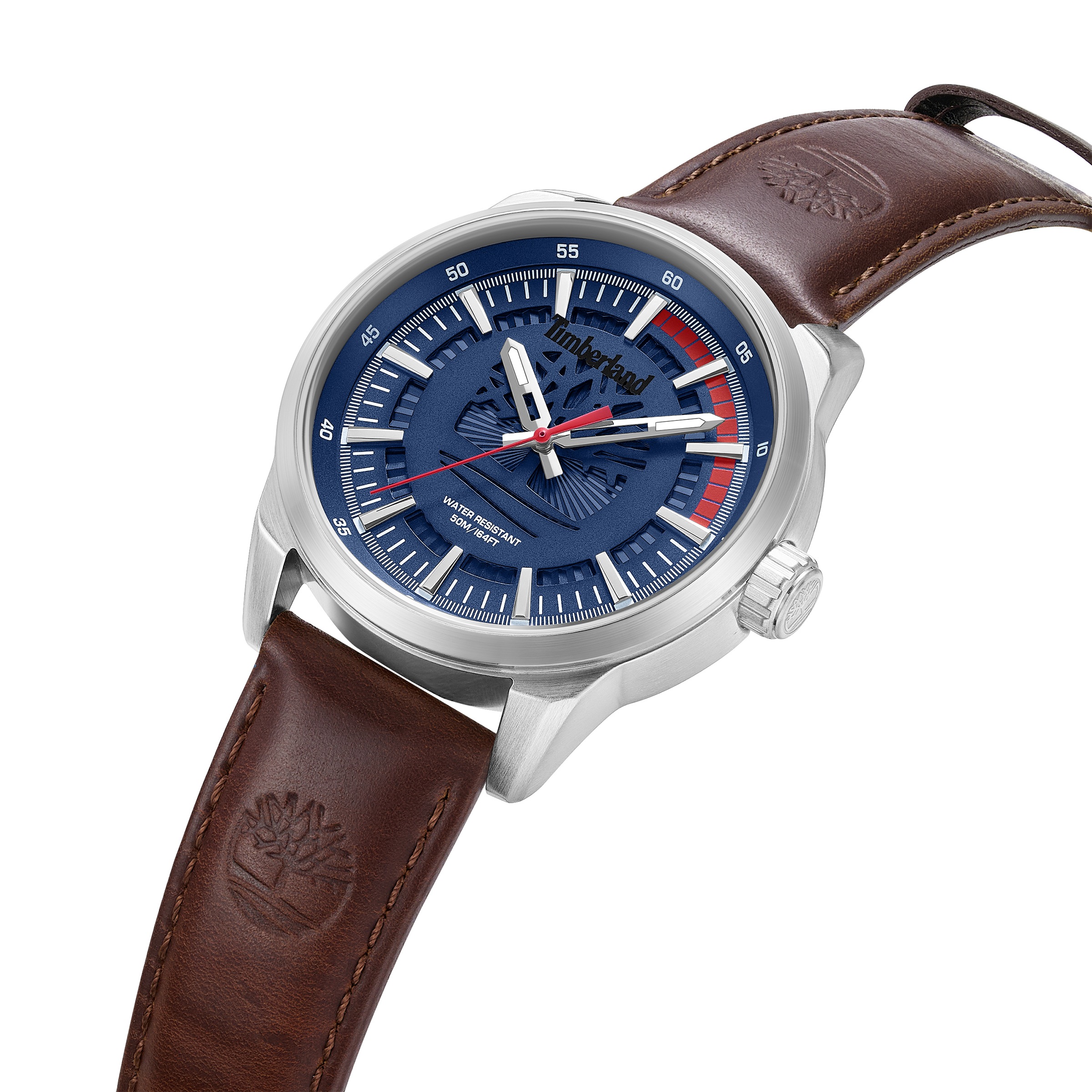 Timberland Quarzuhr »Lanigan« Armbanduhr, Herrenuhr, Lederarmband, analog
