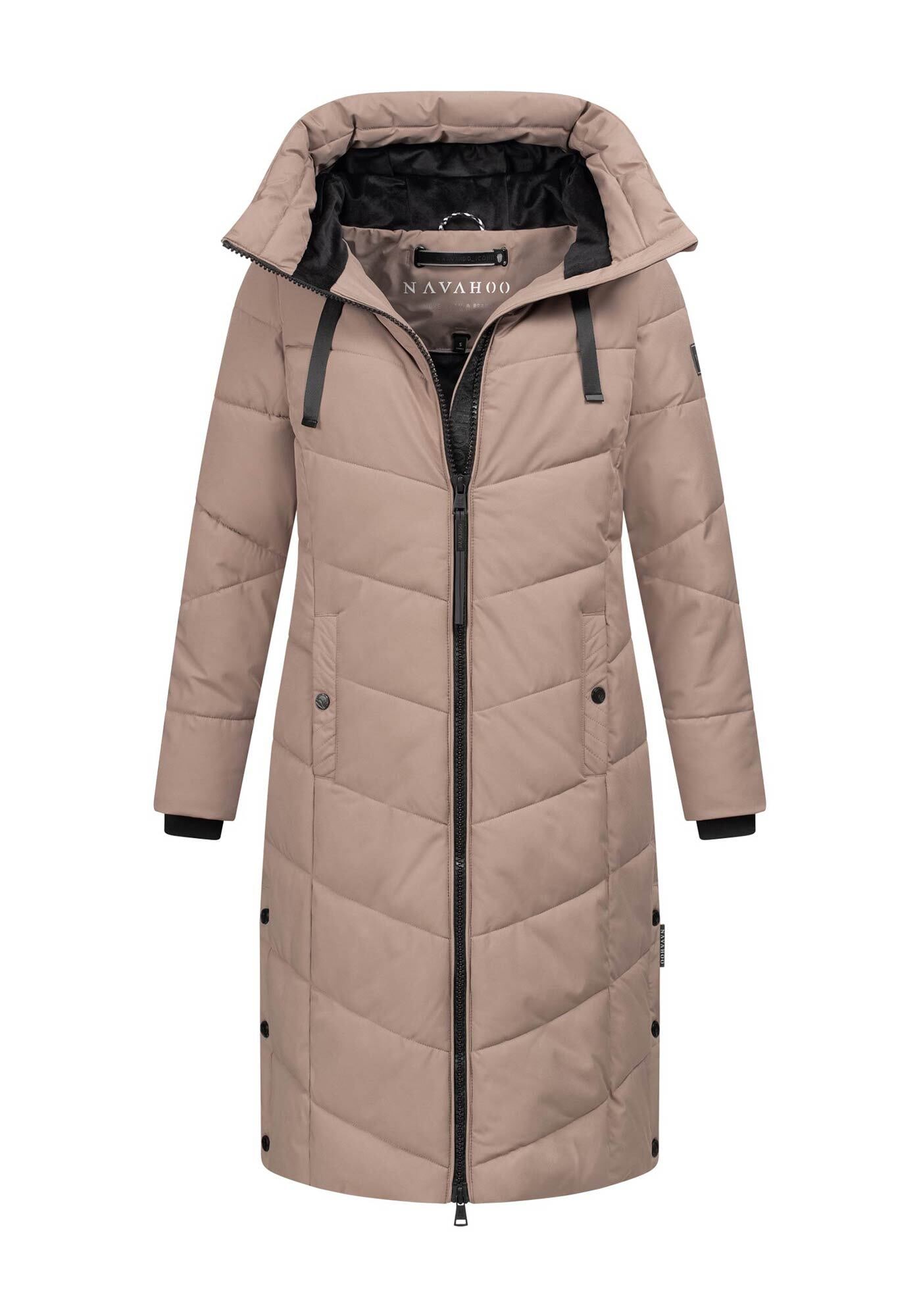 Winterjacke »Navahoo Schmatzibaer lange Damen Winter Steppjacke N009«