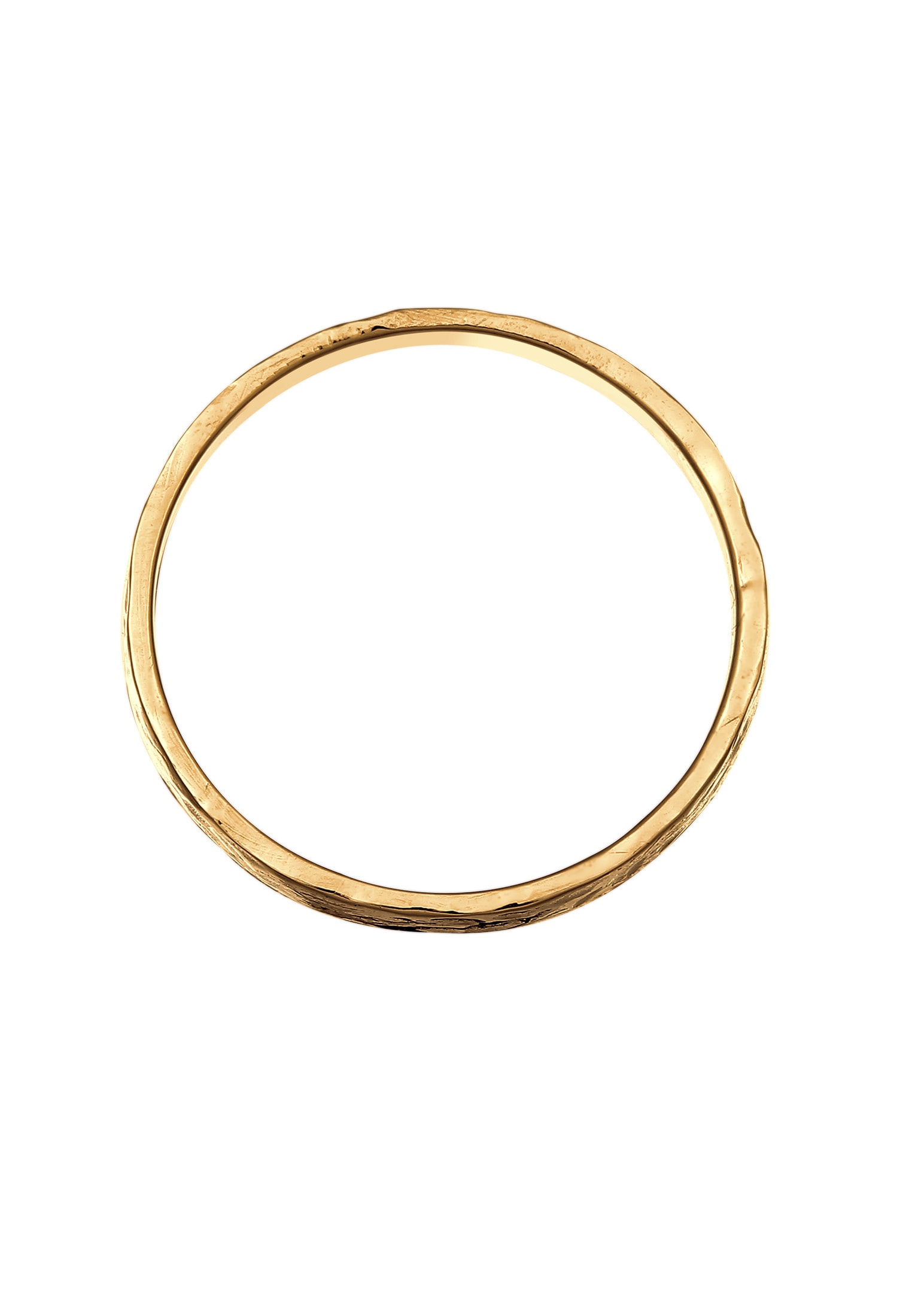 HAZE & GLORY Silberring »Ring Bandring 375 Gelbgold - Say `yes¿«