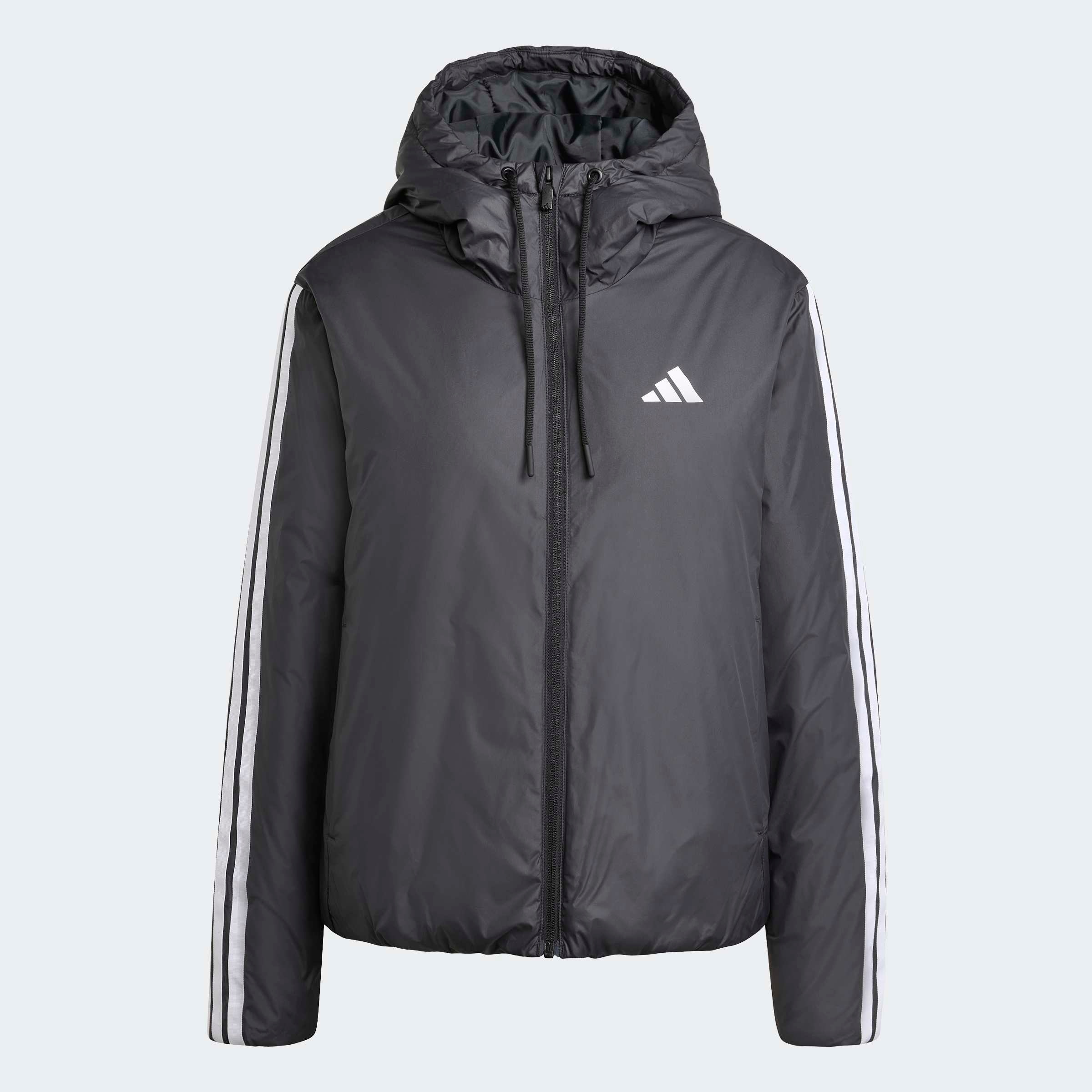 adidas Sportswear Steppjacke »ESSENTIALS CLIMAWARM 3-STREIFEN MIT KAPUZE«