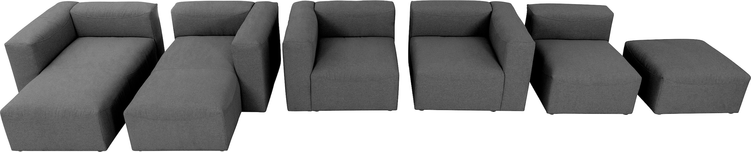 Max Winzer® Chaiselongue »Lena«, Longchair-Element mit Armlehne links oder rechts, individuell