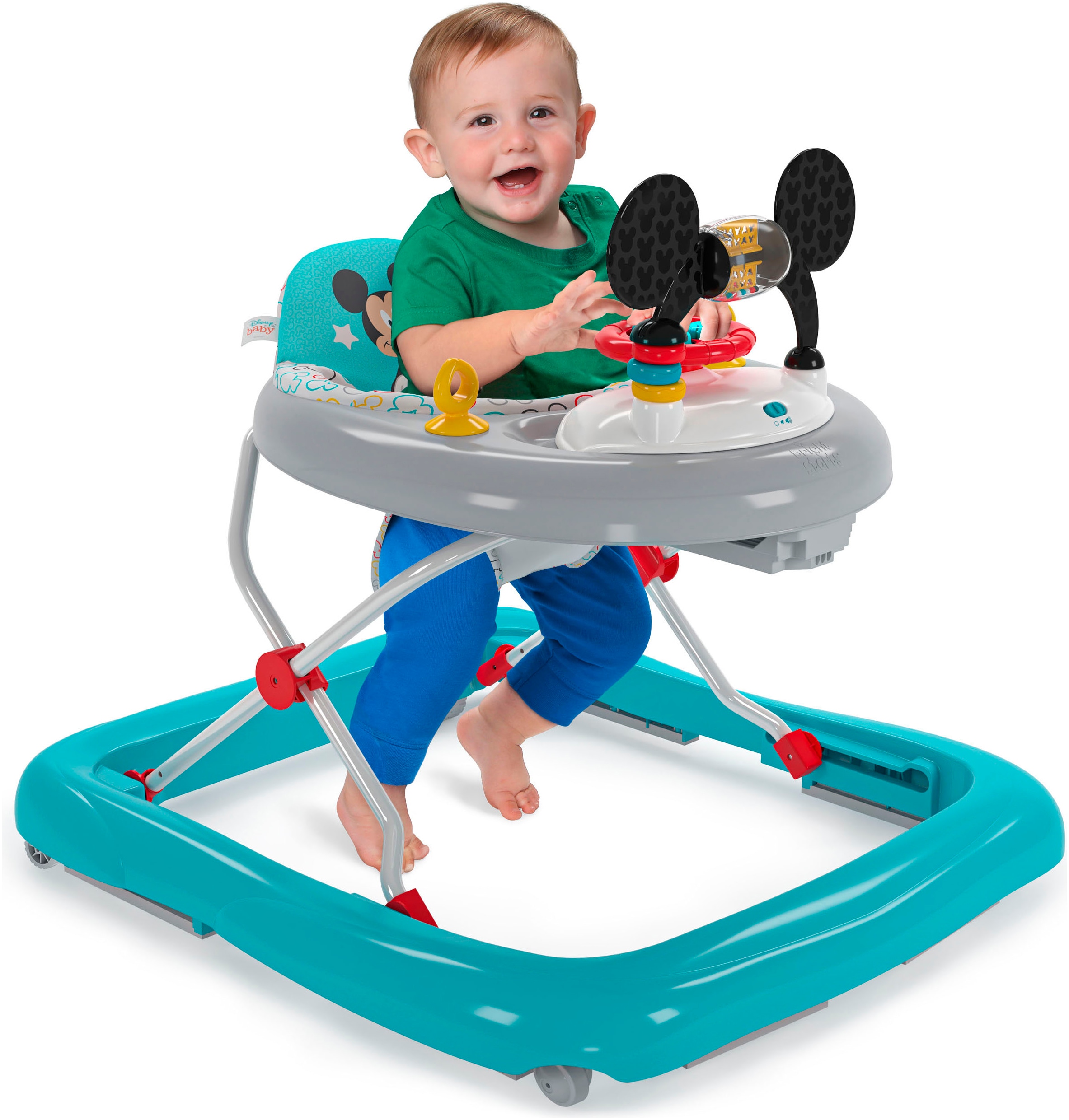 Bright Starts Lauflernhilfe »MICKEY MOUSE Tiny Trek™ Walker, Original Bestie™, 2-in-1 Walker«, mit Licht und Sound