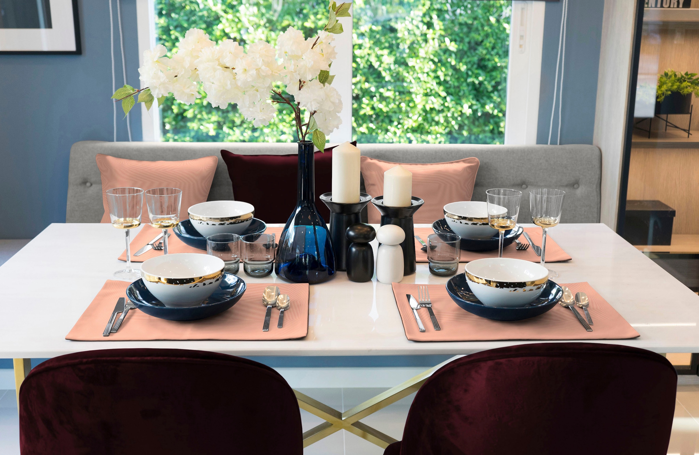 Adam Platzset "Uni Collection" GOTS zertifiziert, Made in Germany