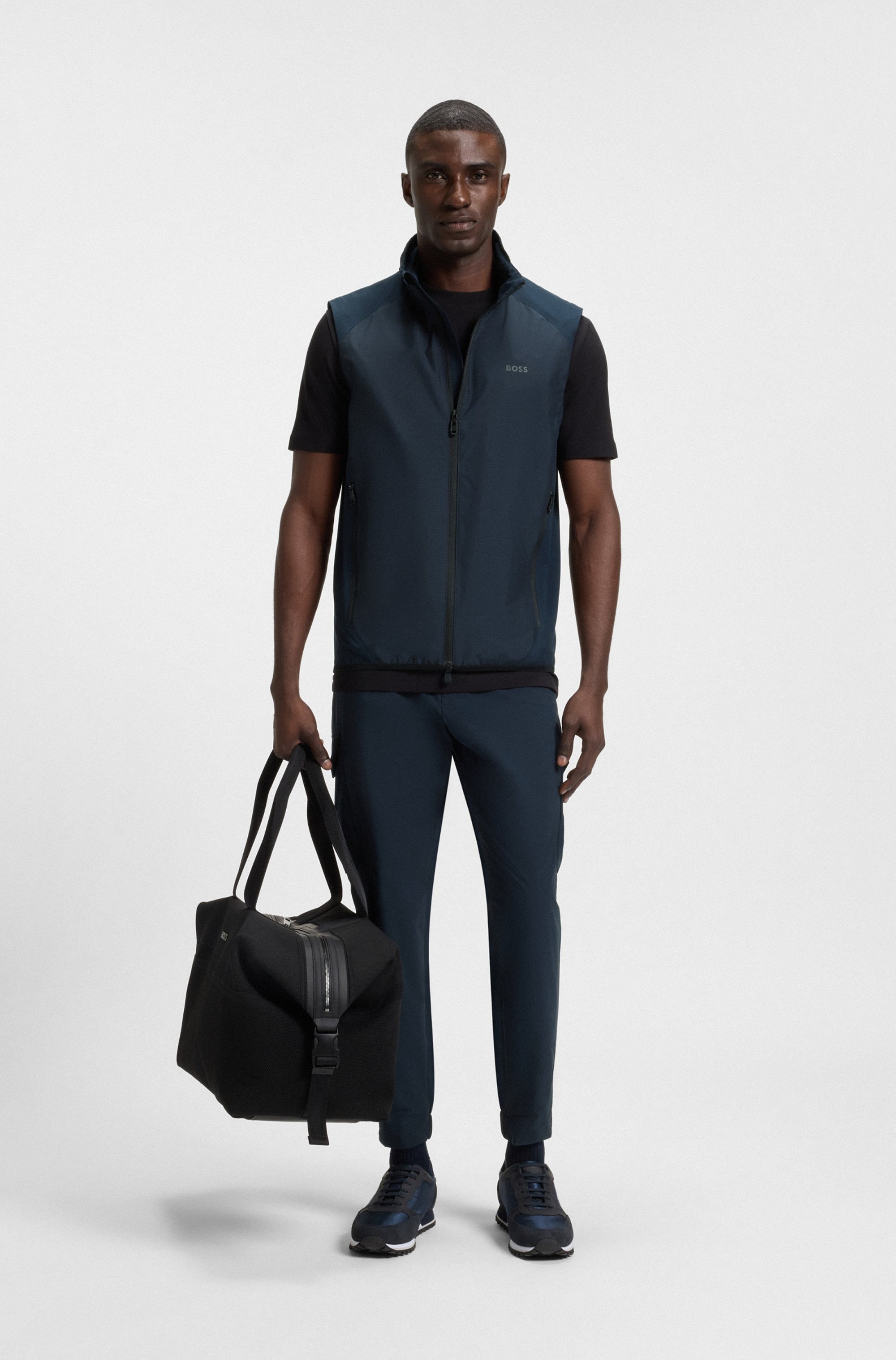 BOSS GREEN Cargohose »T_Urbanex-CargoLight«, mit elastischem Bund und Kordelzug