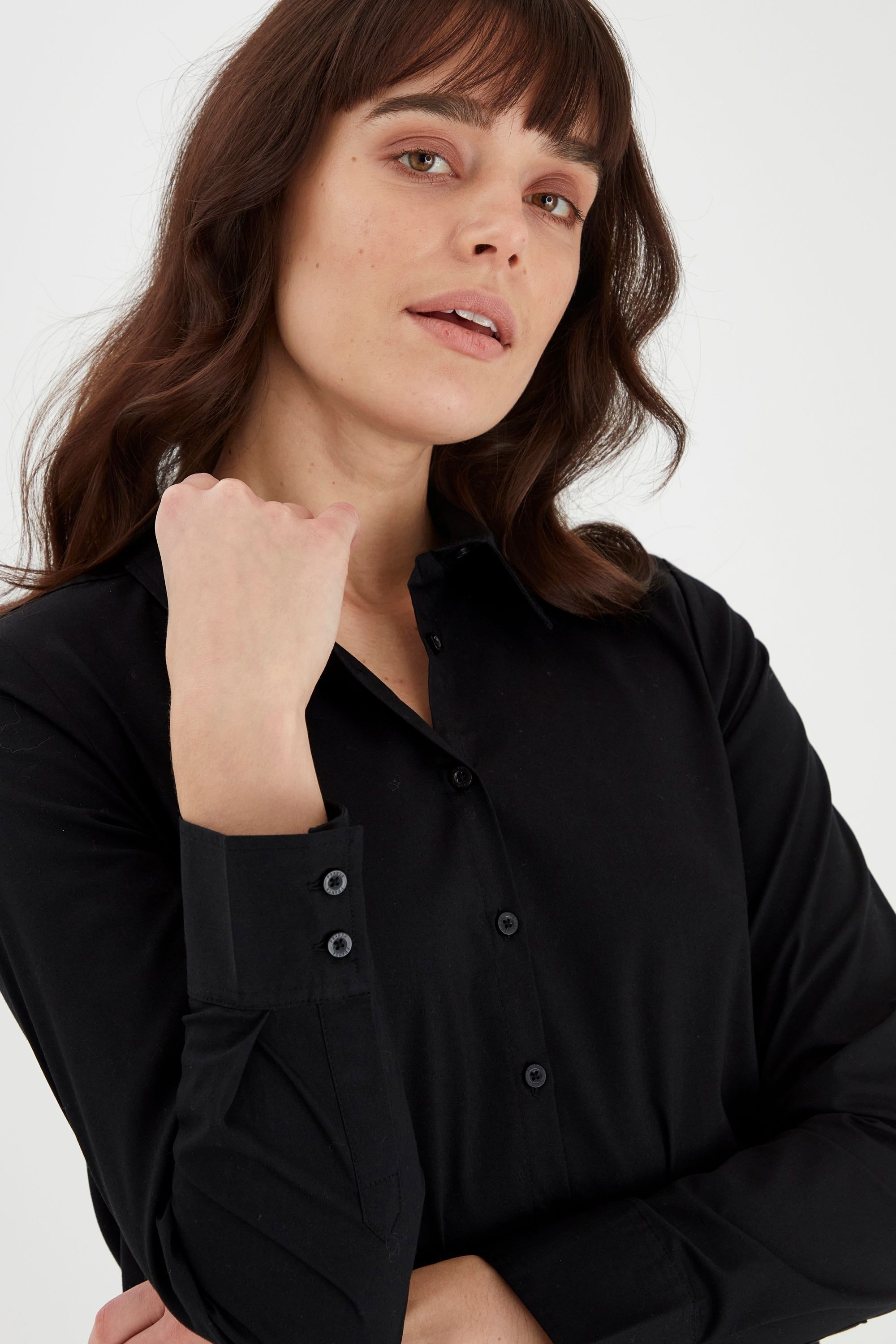 fransa Langarmbluse »Langarmbluse FRZashirt«