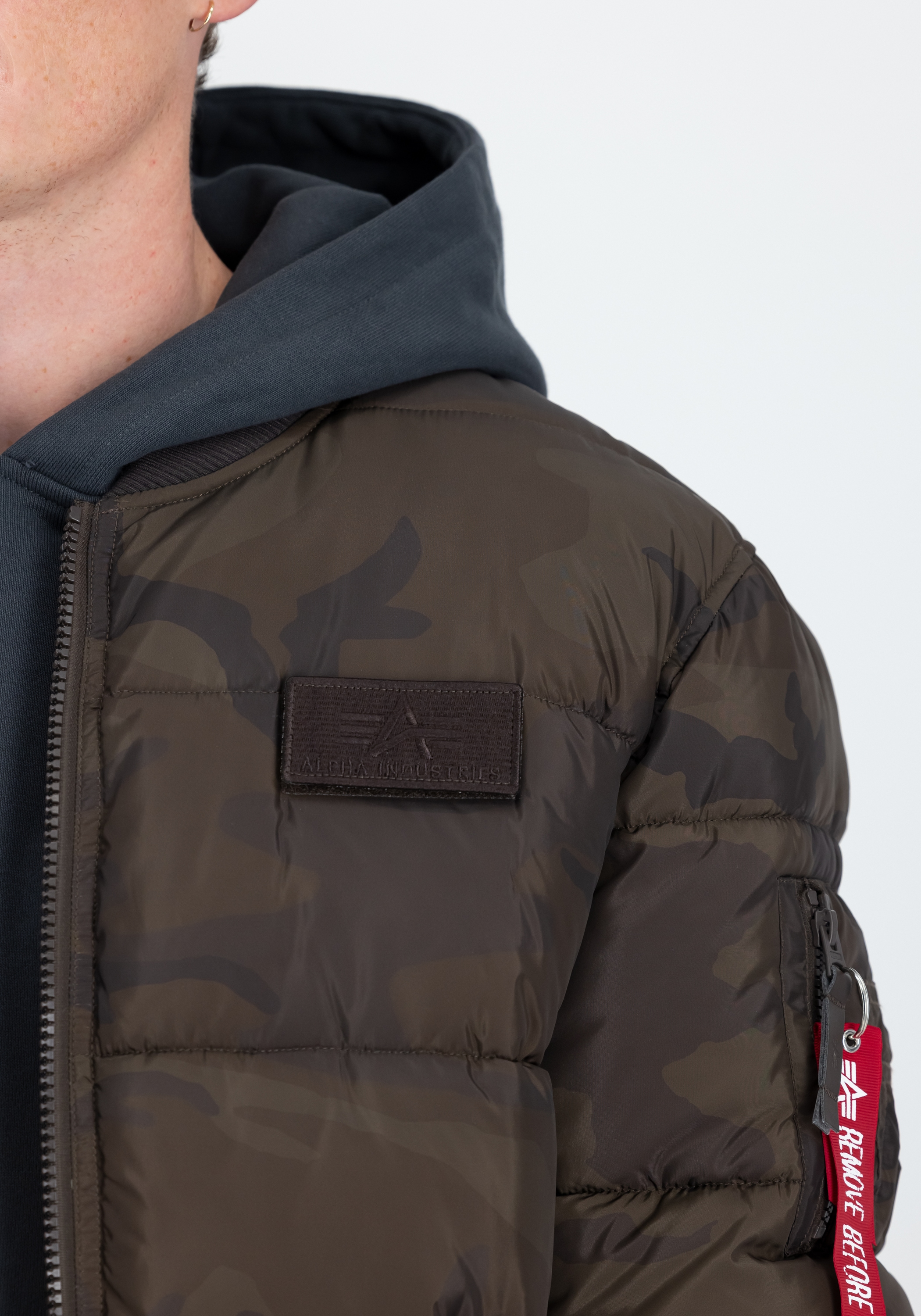 Alpha Industries Bomberjacke »Alpha Industries Men - Bomber Jackets MA-1 Puffer Bomber Camo«