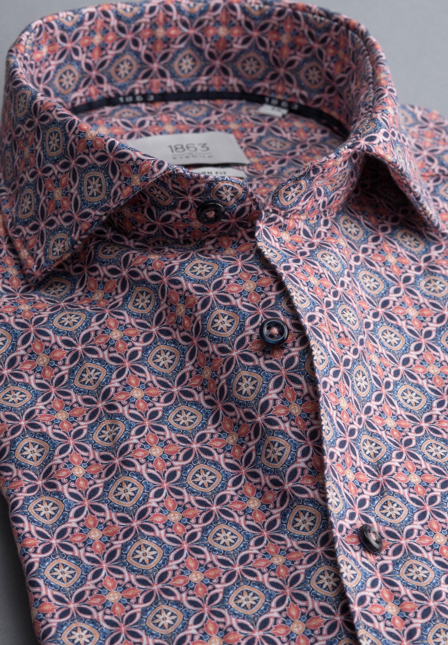 Eterna Langarmhemd »MODERN FIT« EASY IRON (bügelleicht)