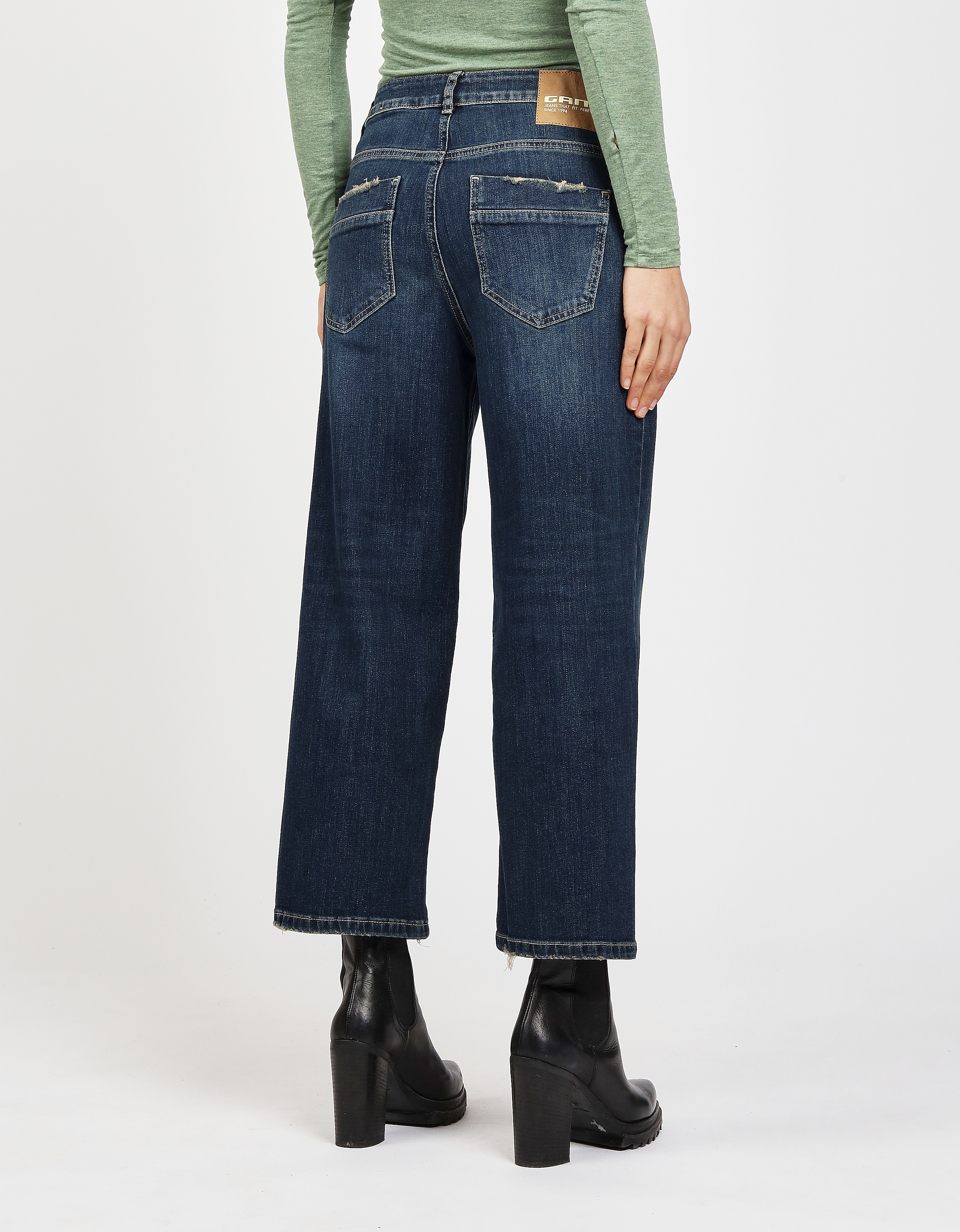 GANG Weite Jeans »94CAROL«, in verkürzter Cropped Form