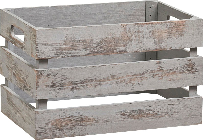 Zeller Present Holzkiste "Vintage" Tiefe: ca. 21 cm, Breite: ca. 31 cm